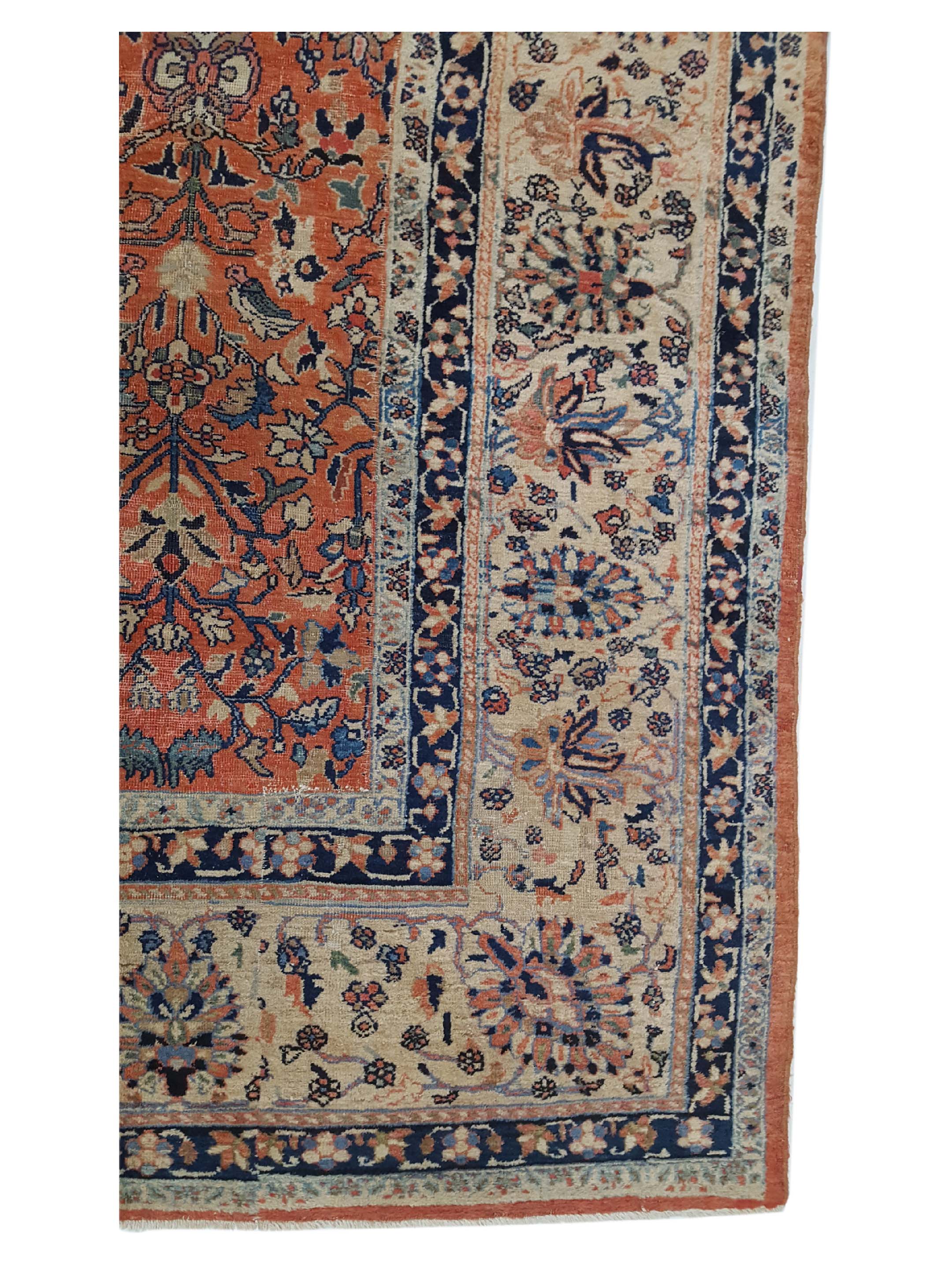 Antique Mahal Coral 9x16 - Image 4 of 6