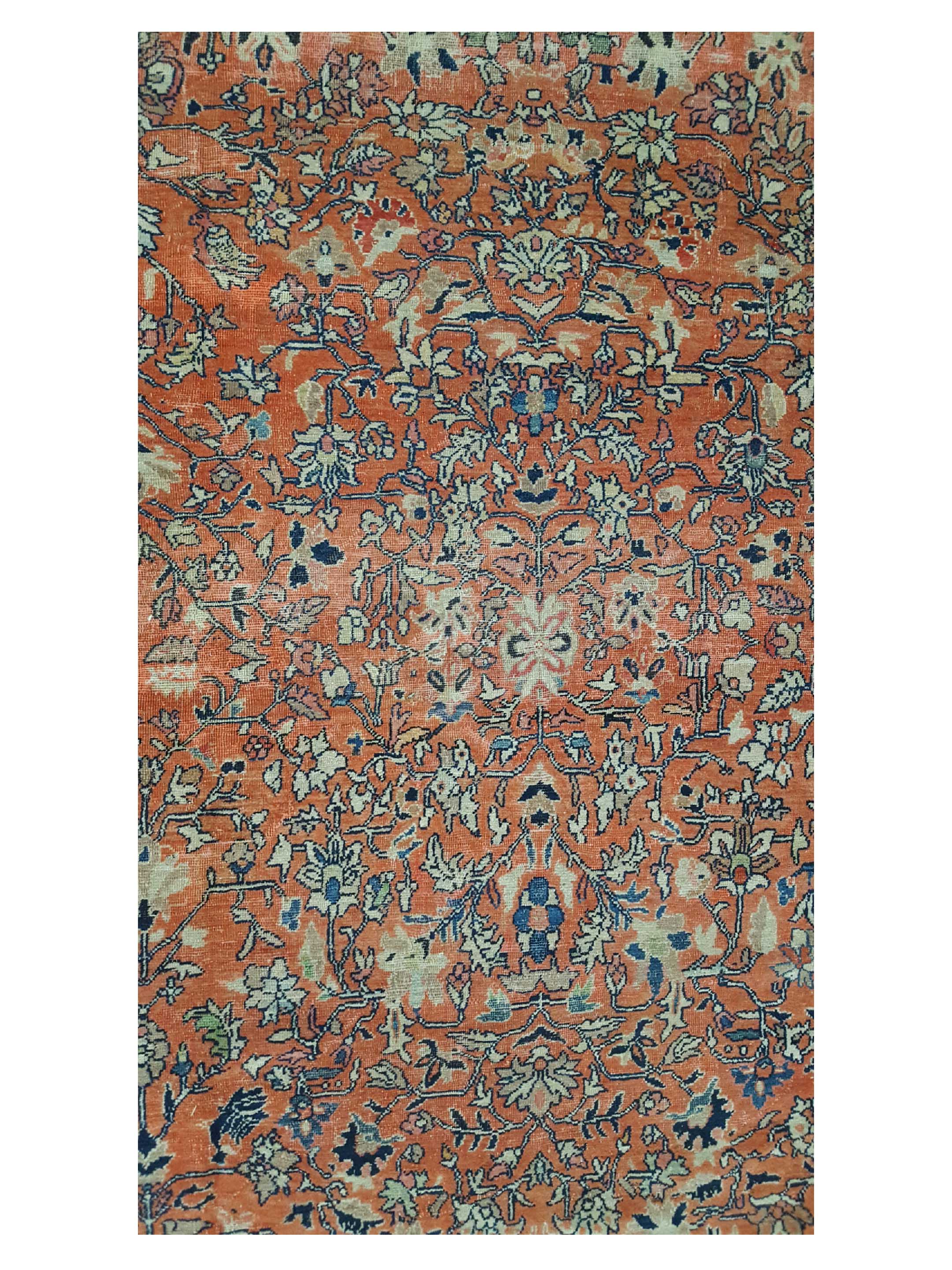 Antique Mahal Coral 9x16 - Image 5 of 6