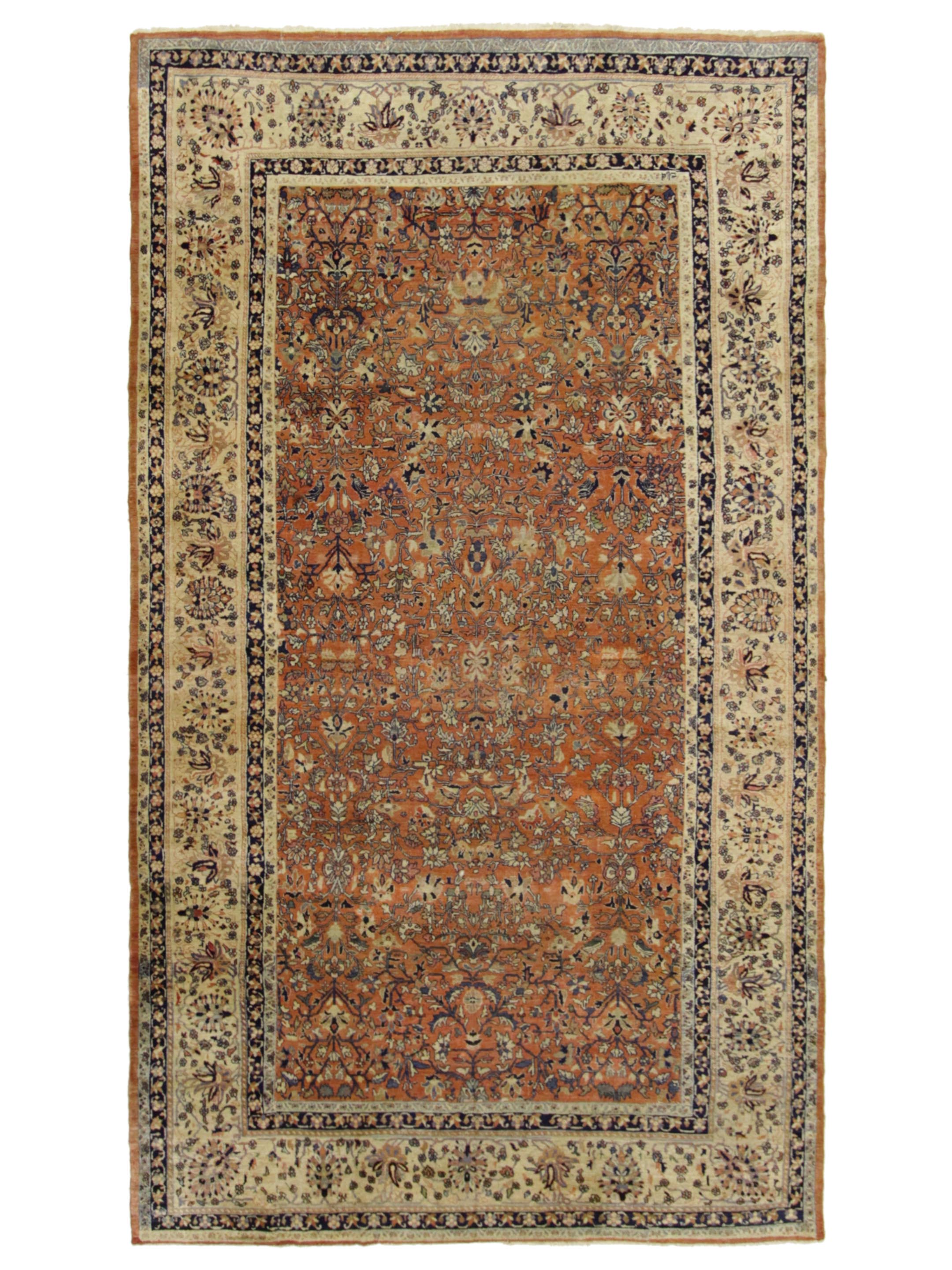 Antique Mahal Coral 9x16