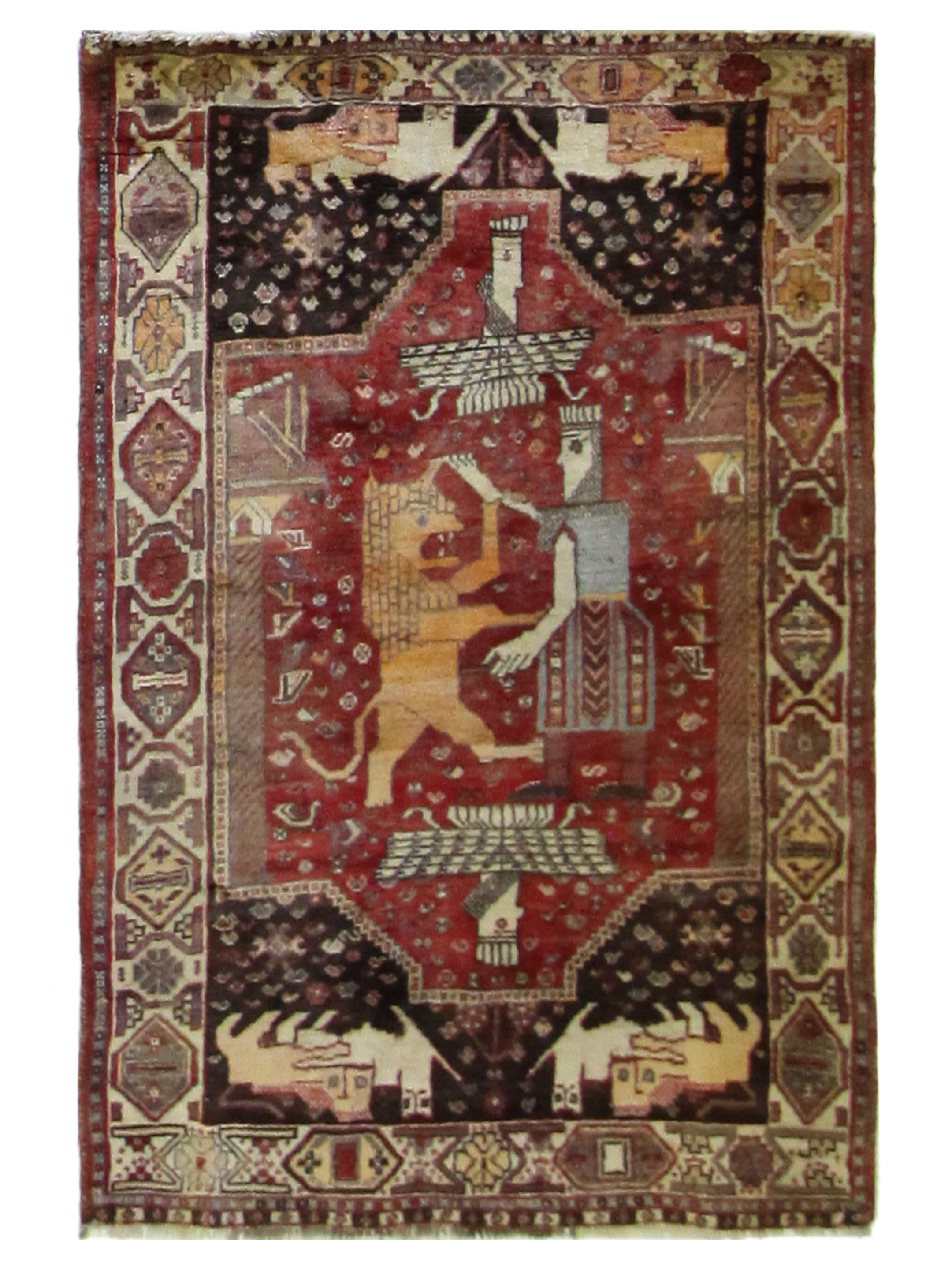 Antique Shiraz Rust 4x6