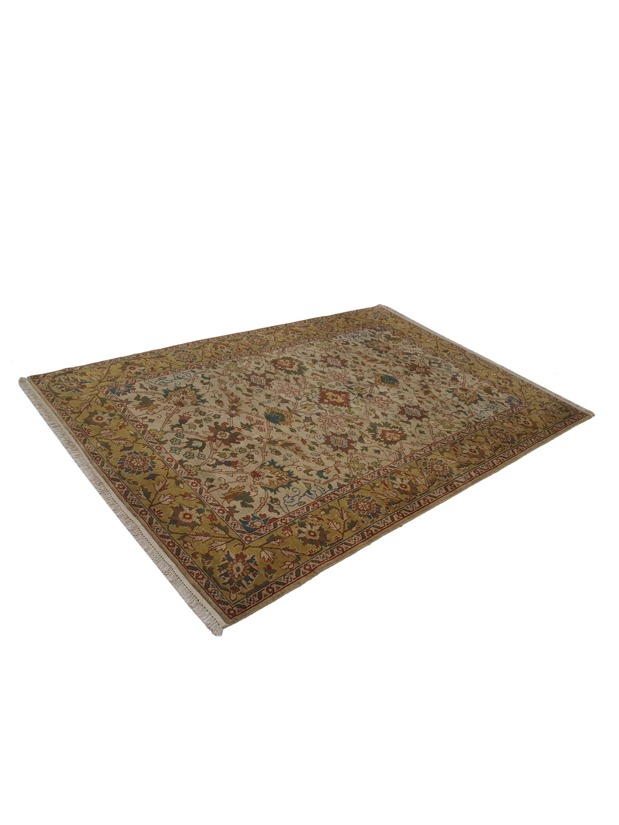 Tribal Hand Knotted Beige 6x9 - Image 6 of 6