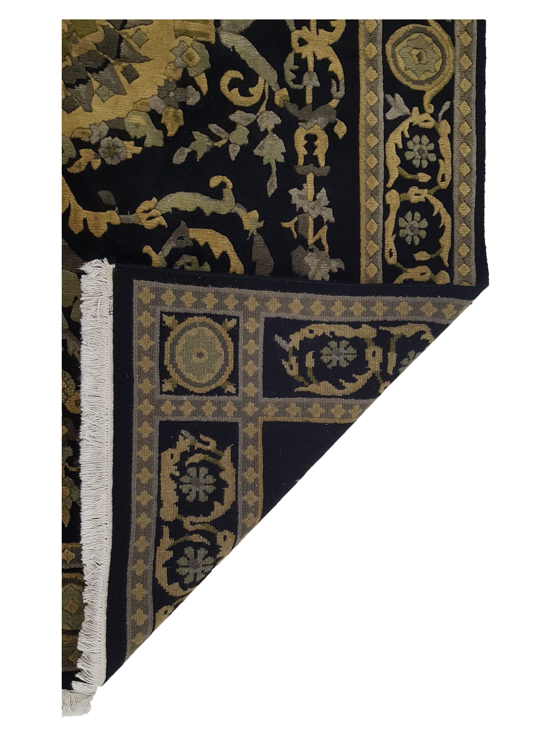 Gouri Ganga Hand Knotted Black 6x9 - Image 2 of 2