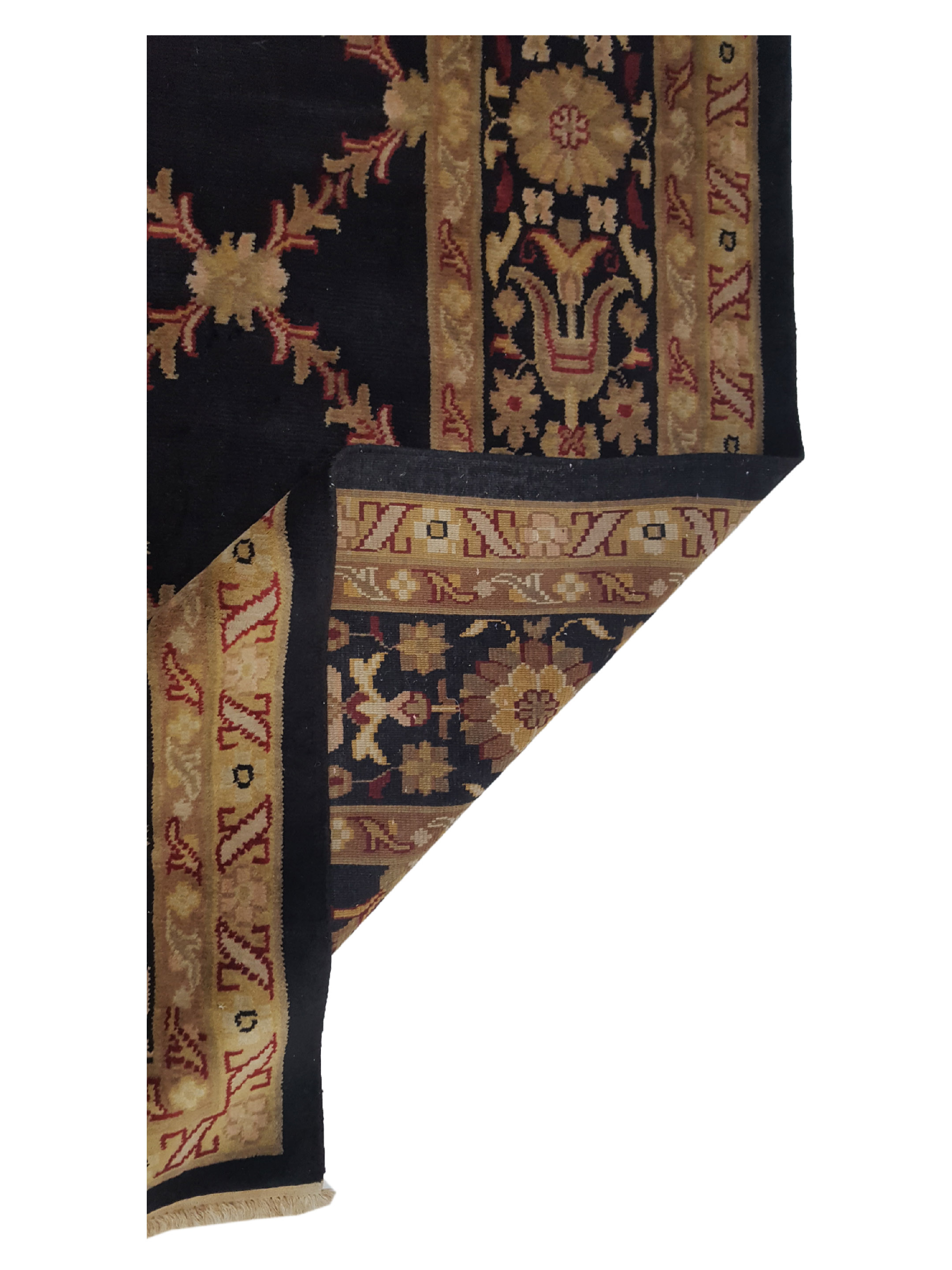 Gouri Ganga Hand Knotted Black 9x12 - Image 3 of 6