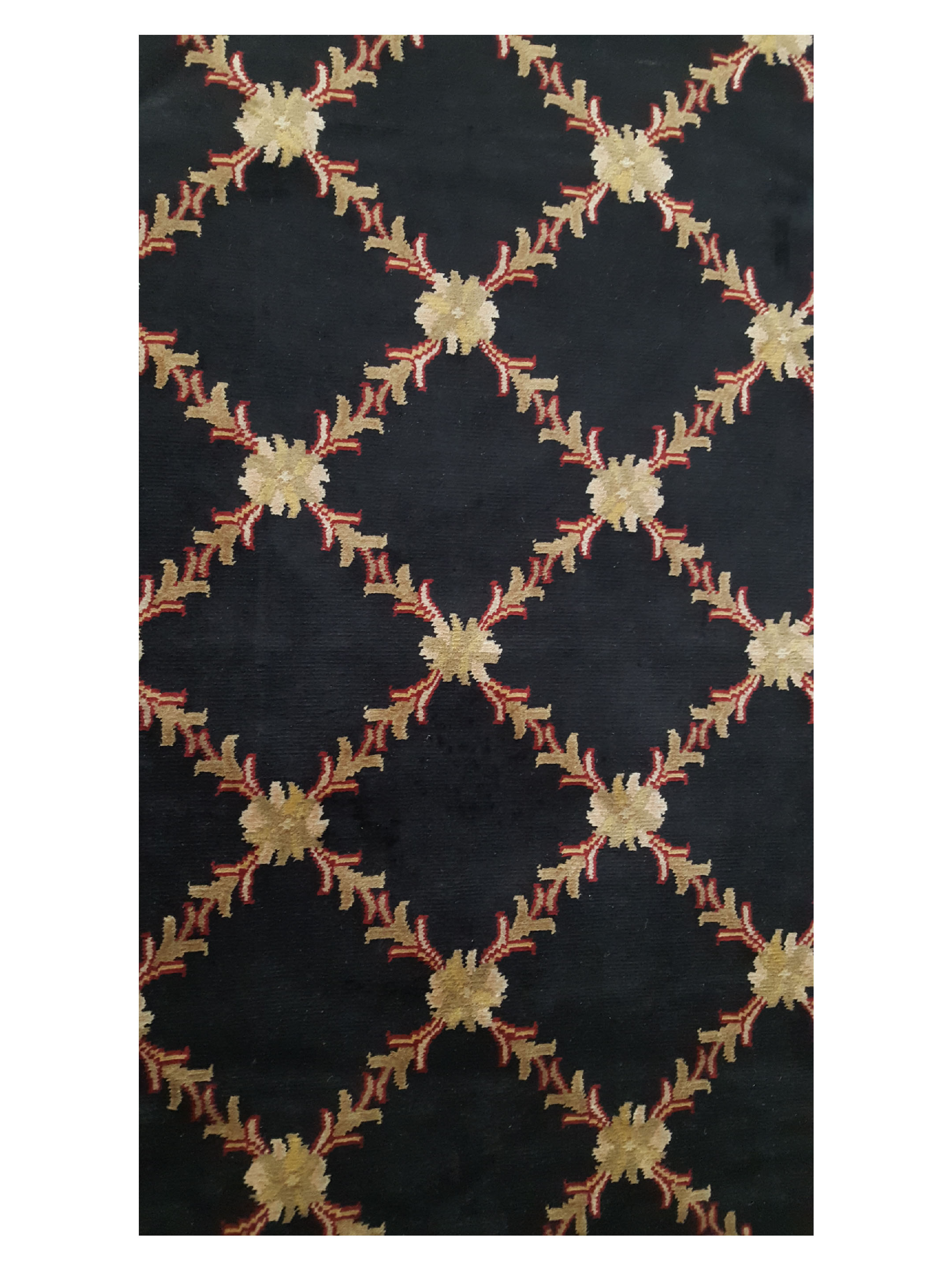 Gouri Ganga Hand Knotted Black 9x12 - Image 5 of 6