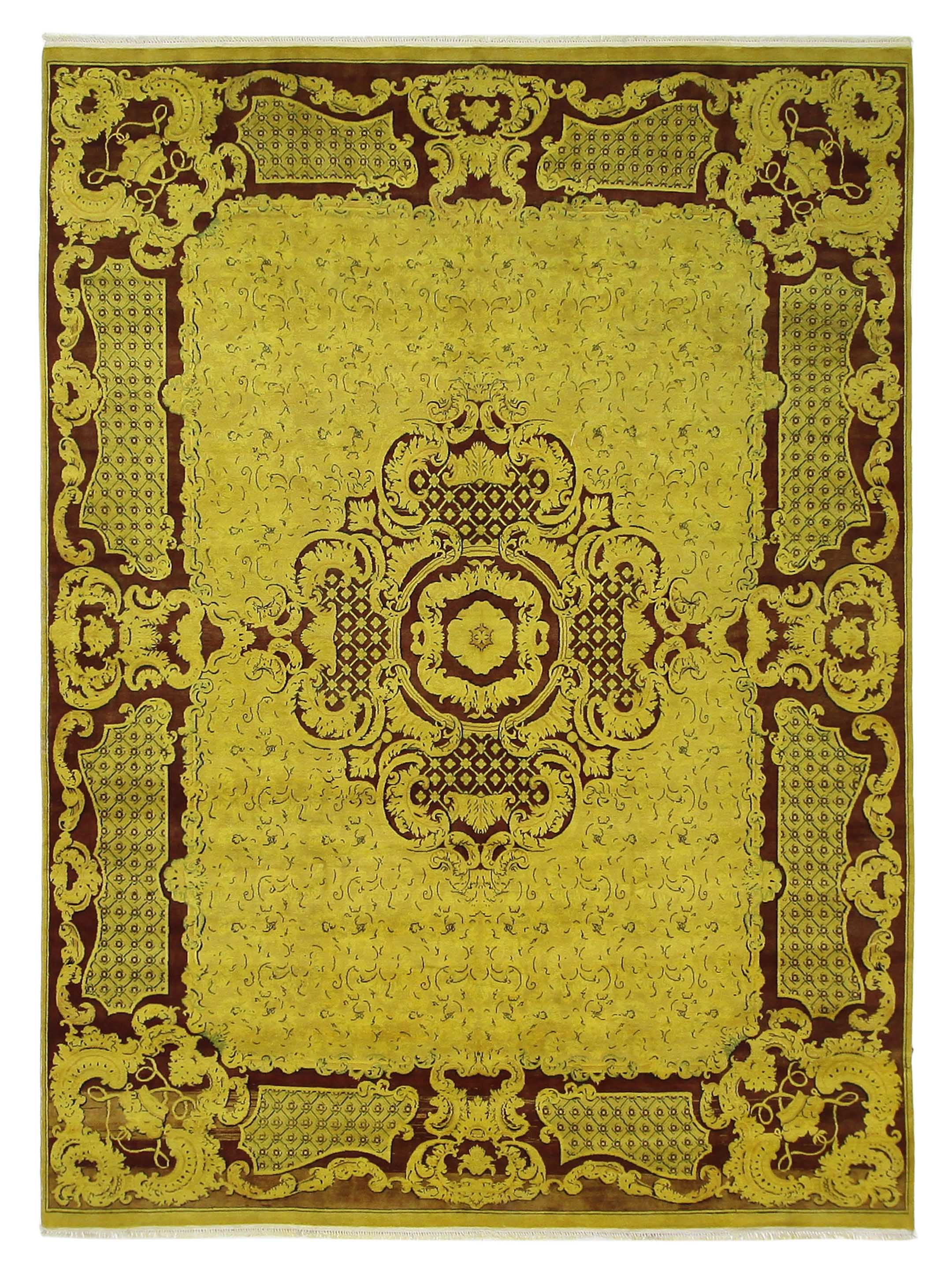 Classic Hand Knotted Mustard 9x12