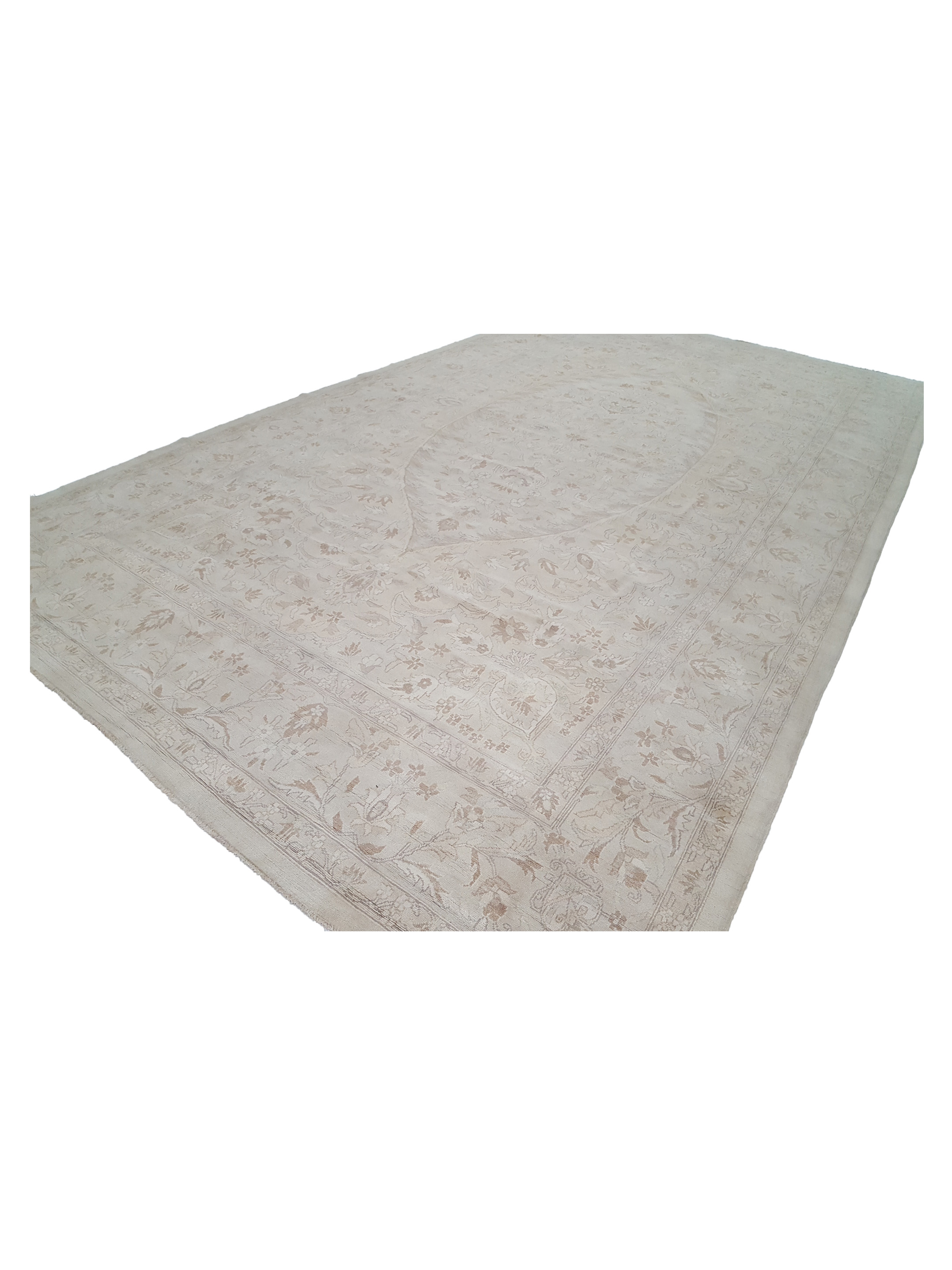 Ziegler Hand Knotted Ivory 11x18 - Image 6 of 6