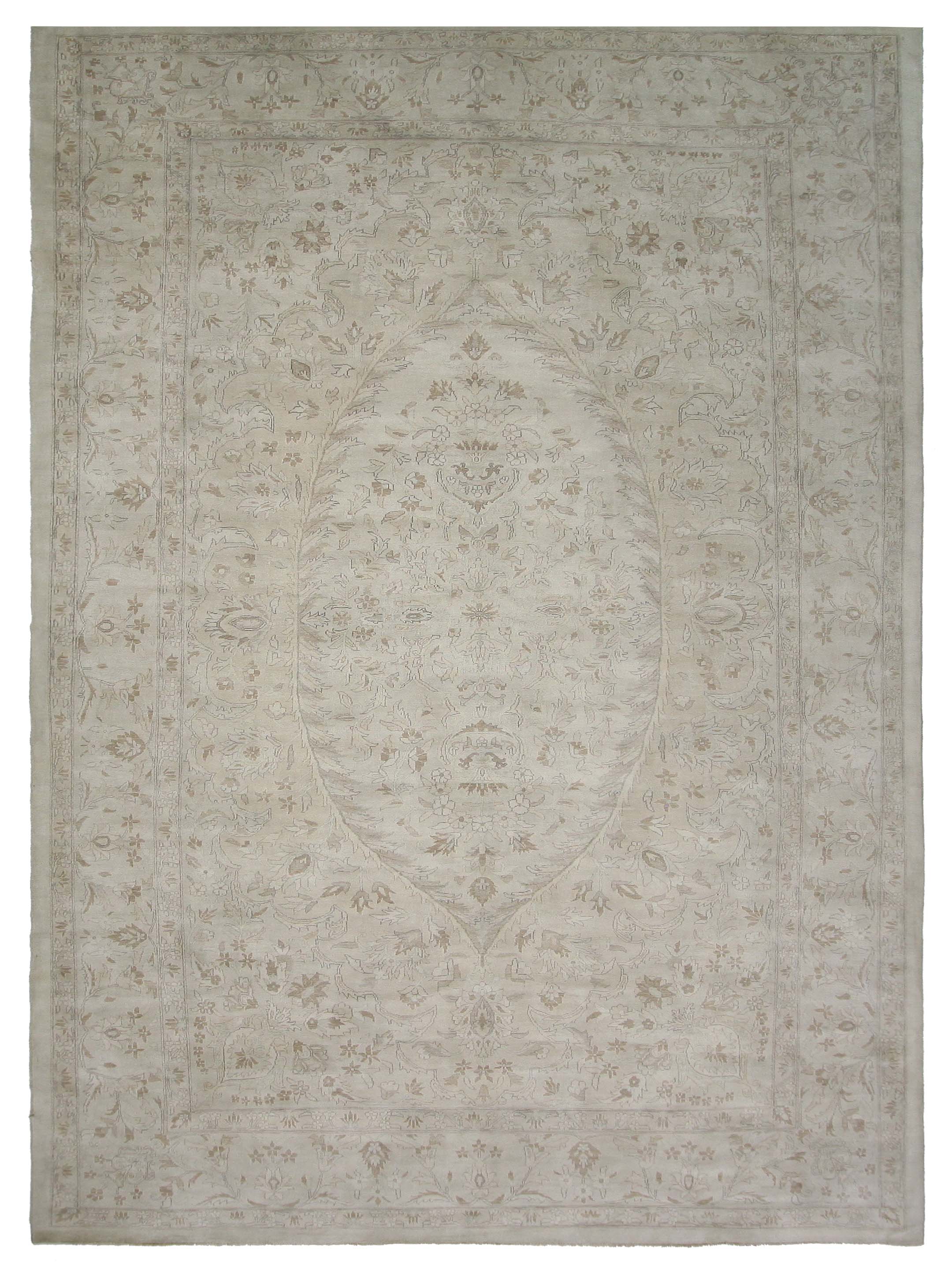 Ziegler Hand Knotted Ivory 11x18