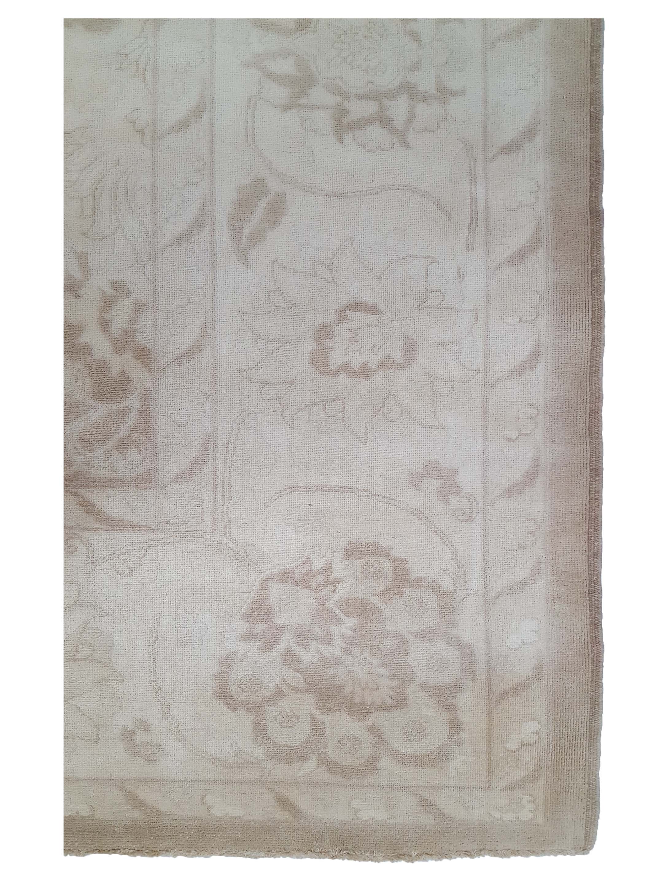 Ziegler Hand Knotted Beige 12x18 - Image 3 of 4