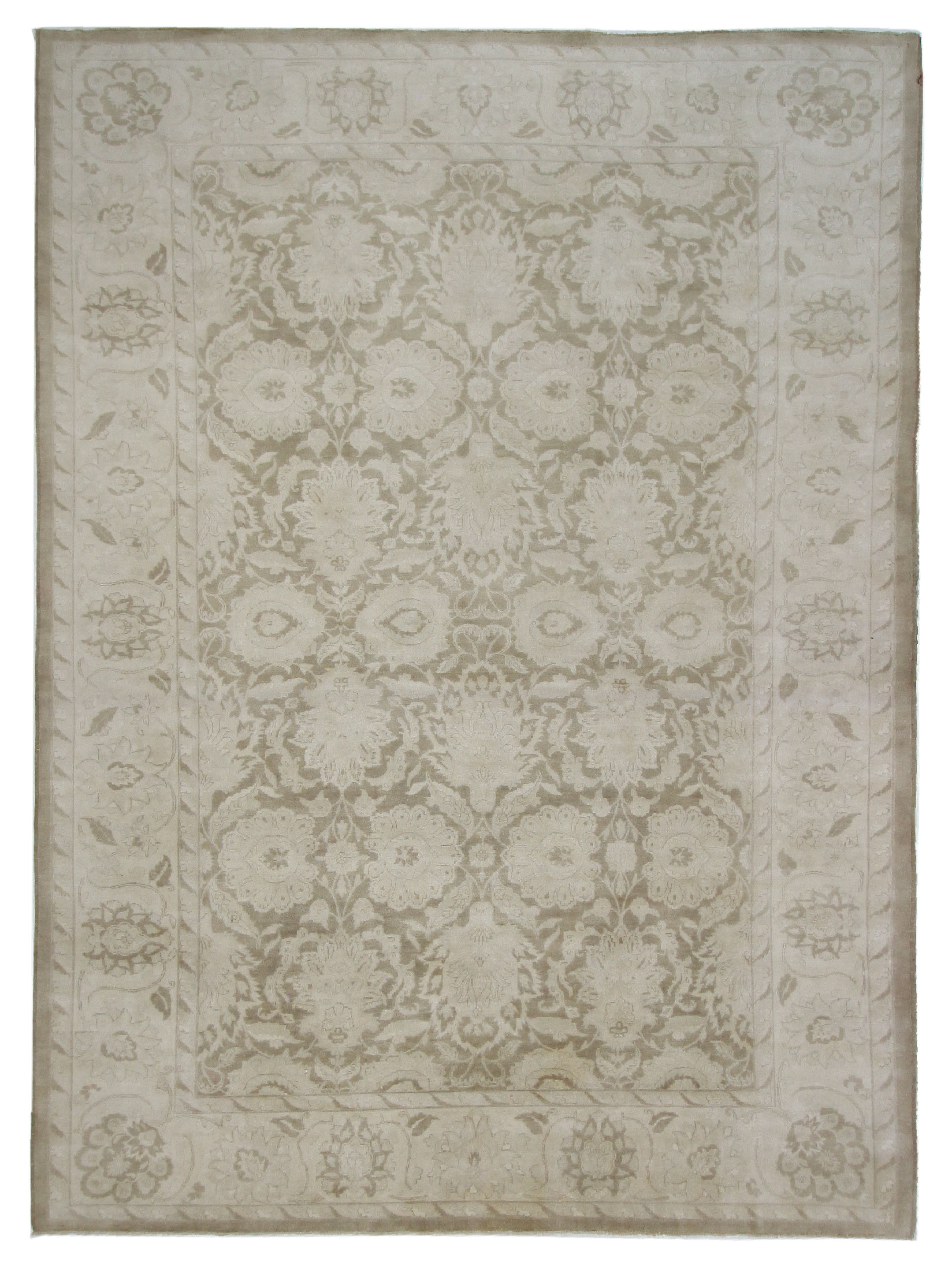 Ziegler Hand Knotted Beige 12x18