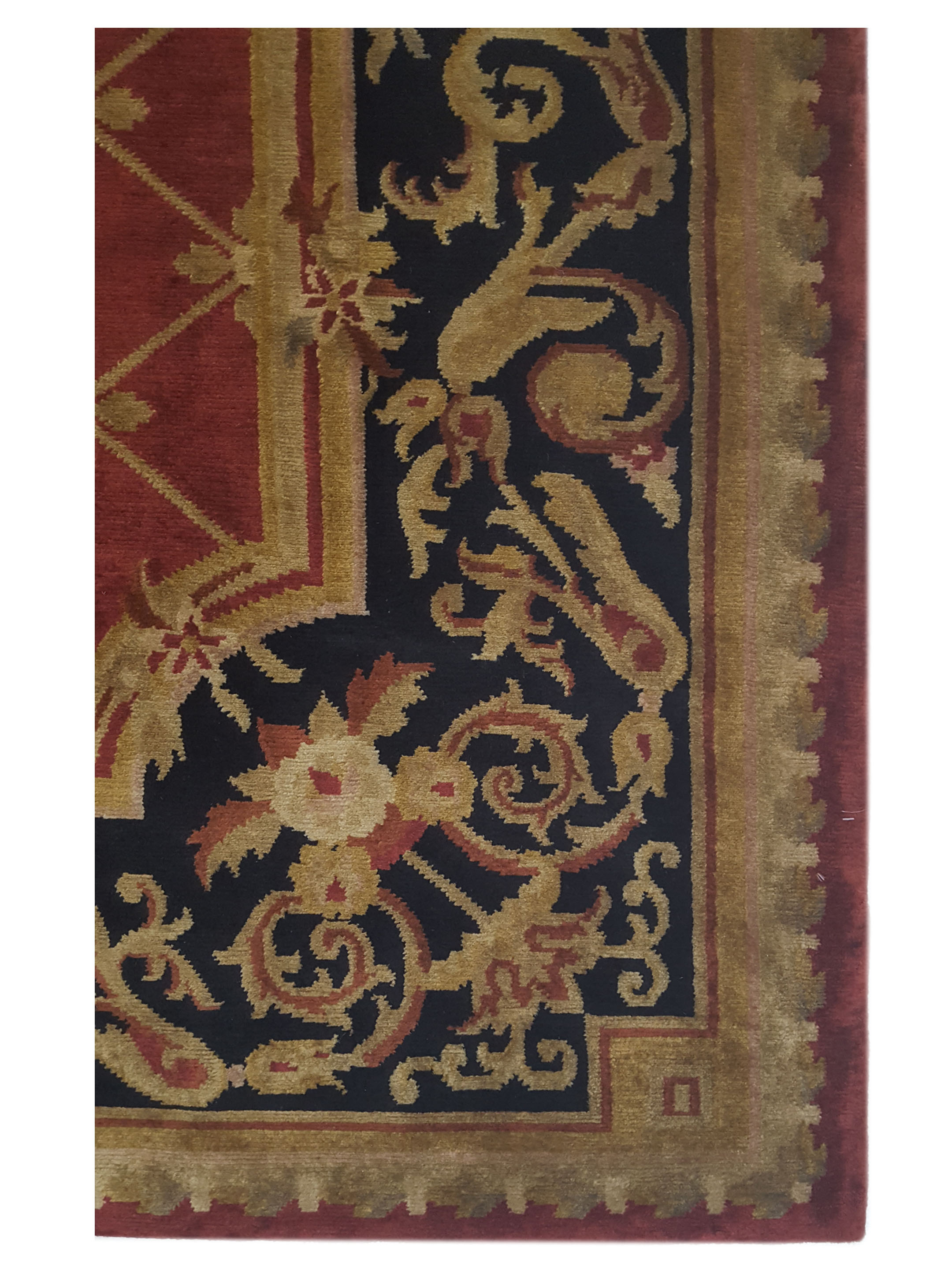 Gouri Ganga Hand Knotted Rust 8x10 - Image 3 of 5