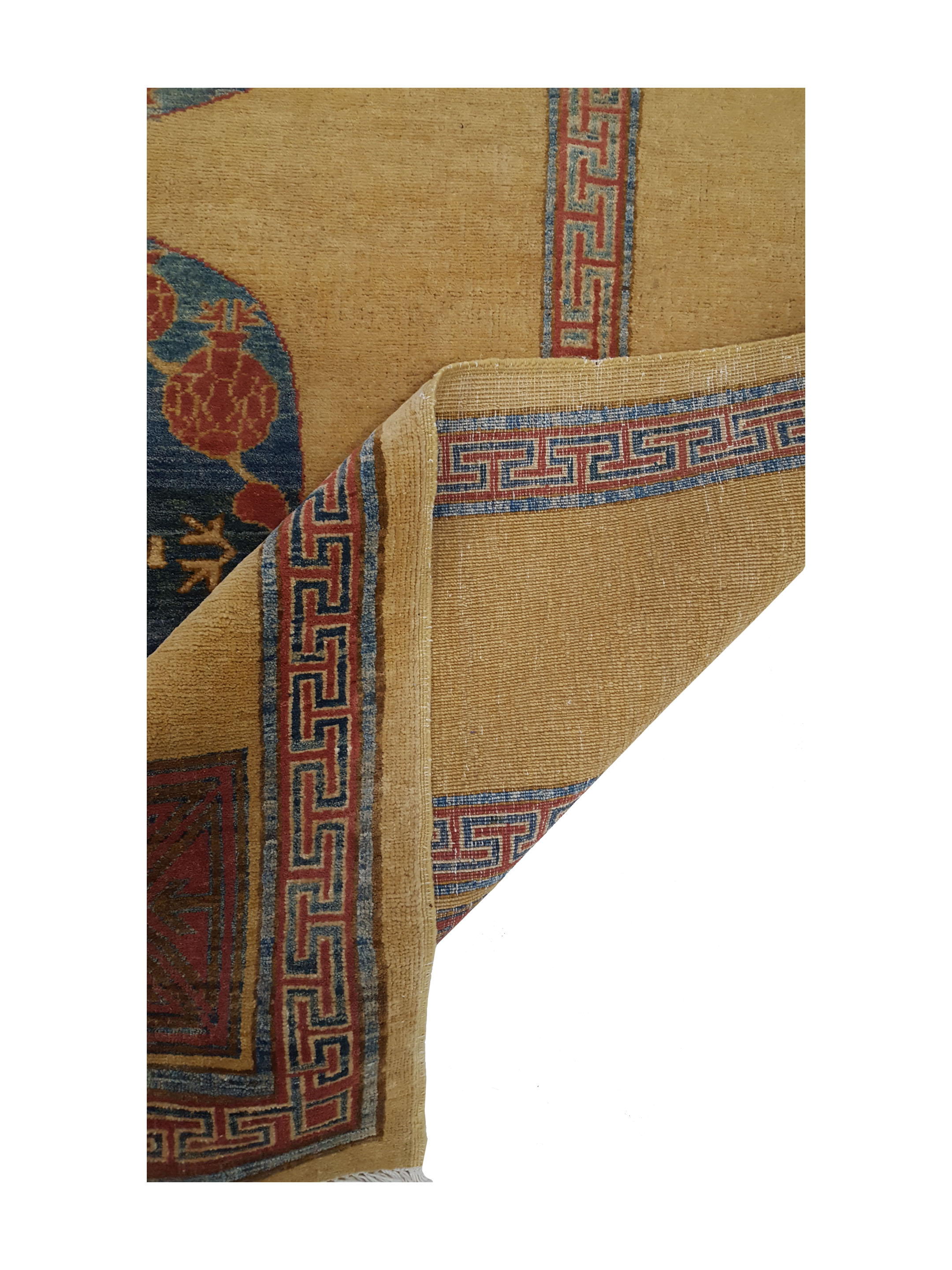 Khotan Hand Knotted Gold 6x9 - Image 7 of 7