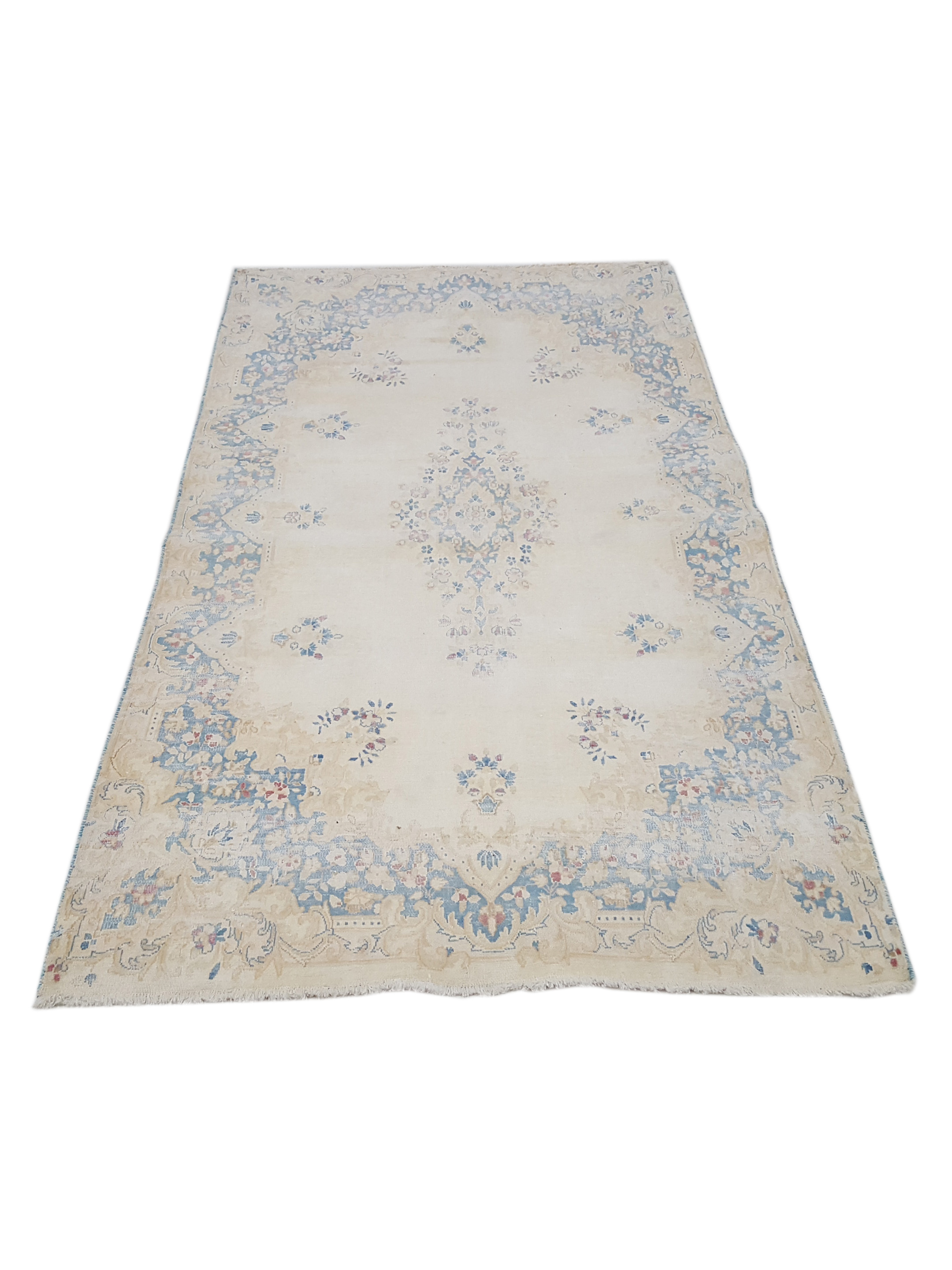 Antique Kerman Ivory 4x6 - Image 2 of 7