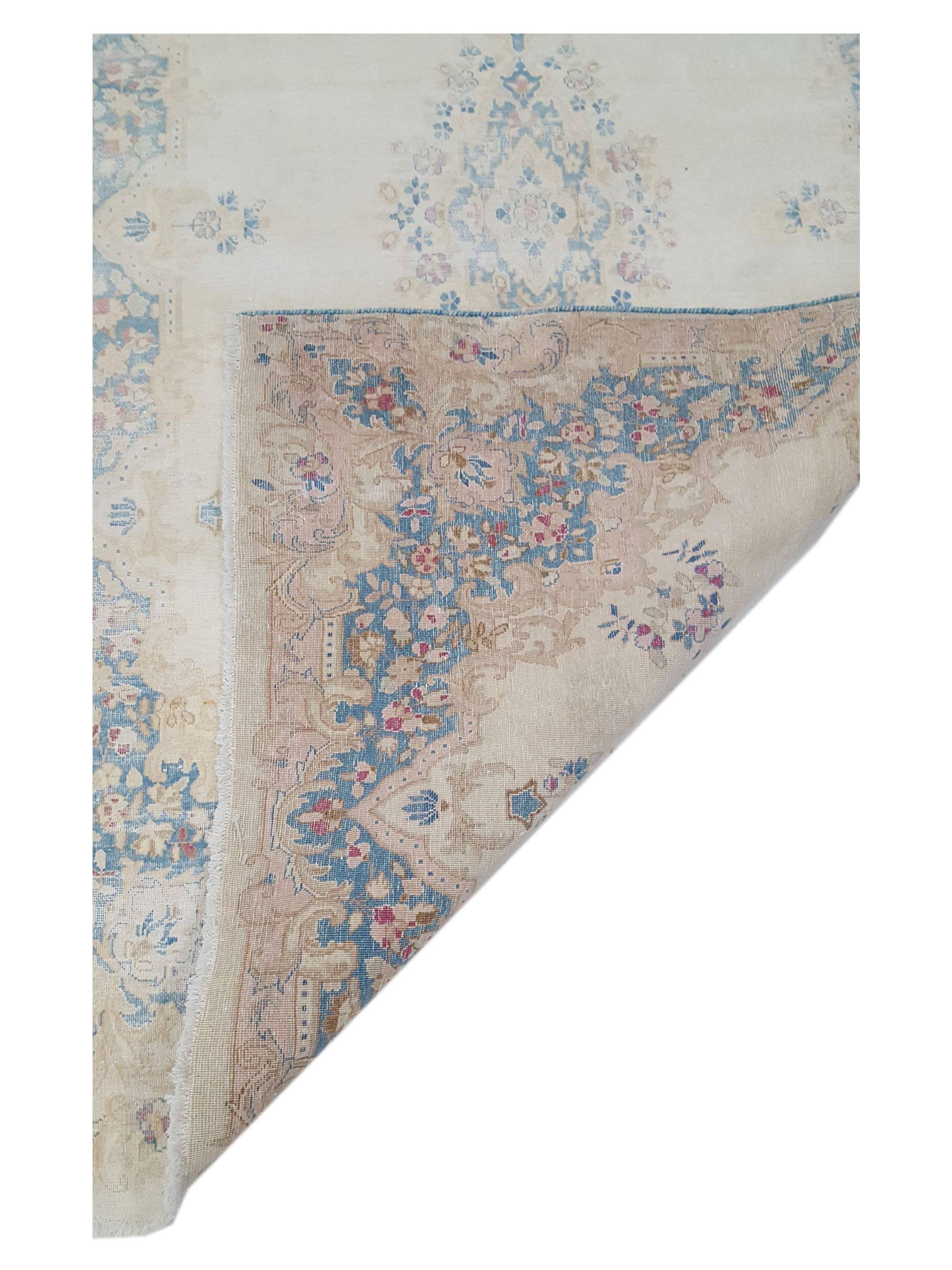 Antique Kerman Ivory 4x6 - Image 3 of 7