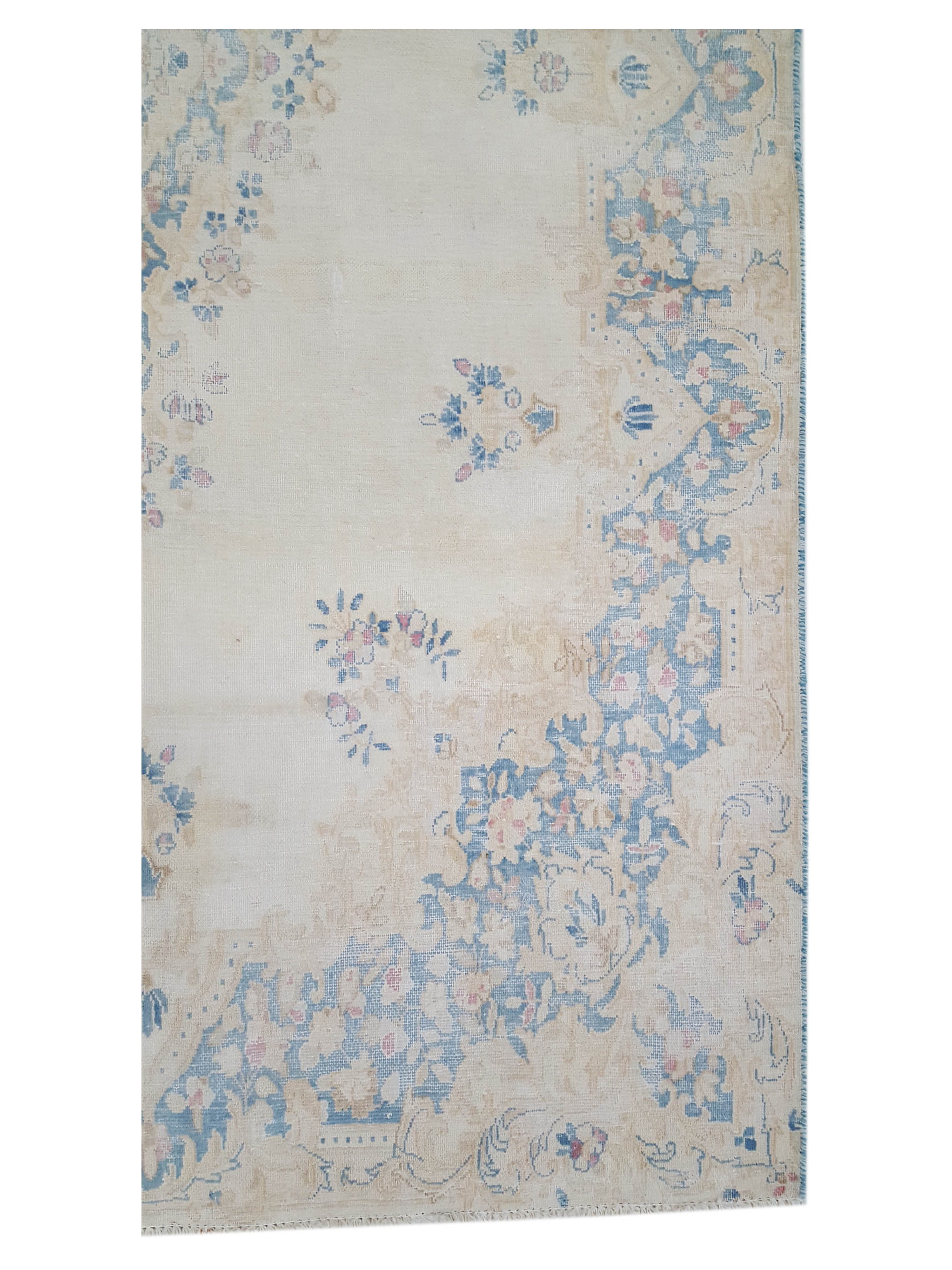 Antique Kerman Ivory 4x6 - Image 4 of 7