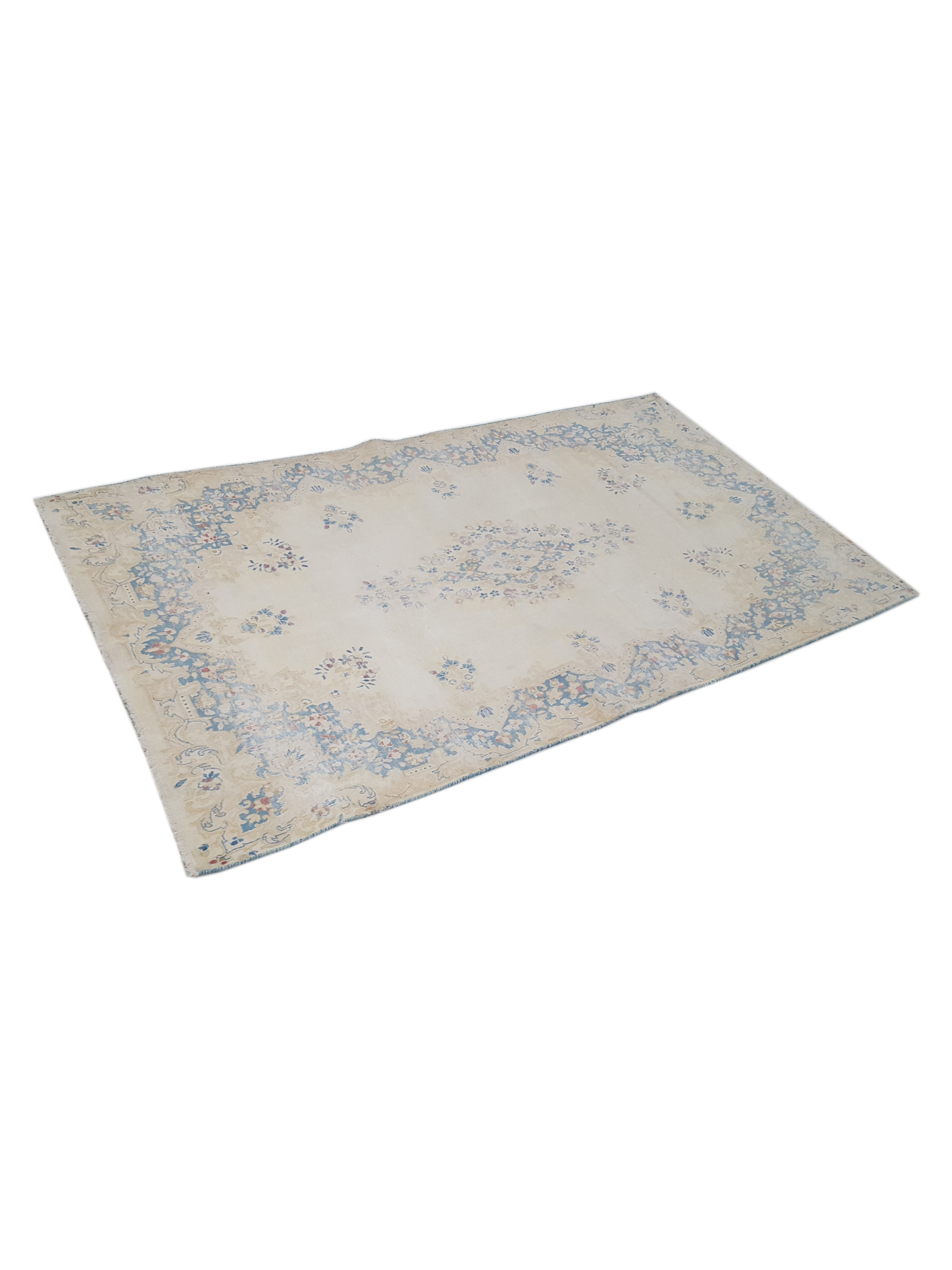 Antique Kerman Ivory 4x6 - Image 6 of 7