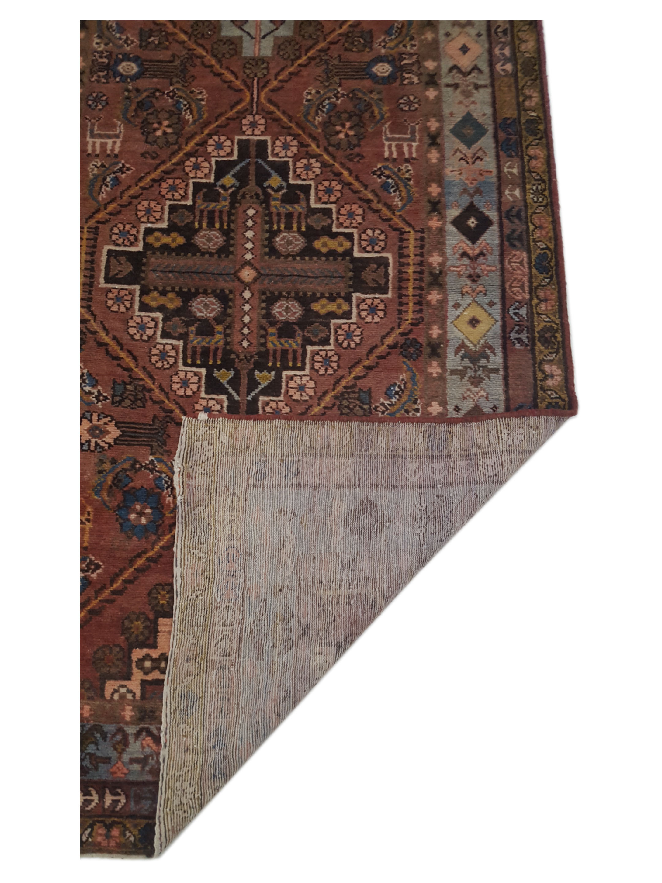 Antique Malayer Brick 4x10 - Image 3 of 6