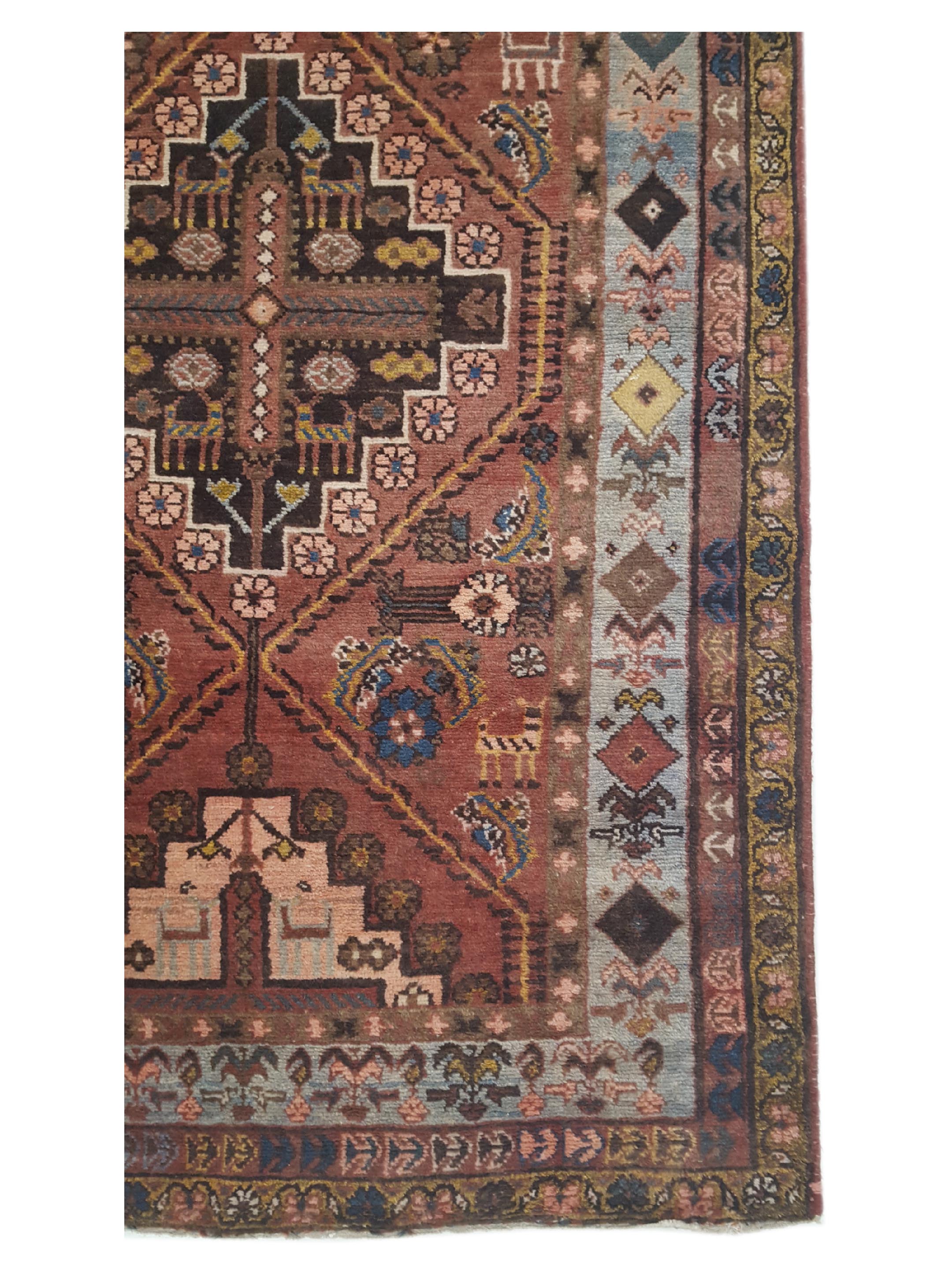 Antique Malayer Brick 4x10 - Image 4 of 6