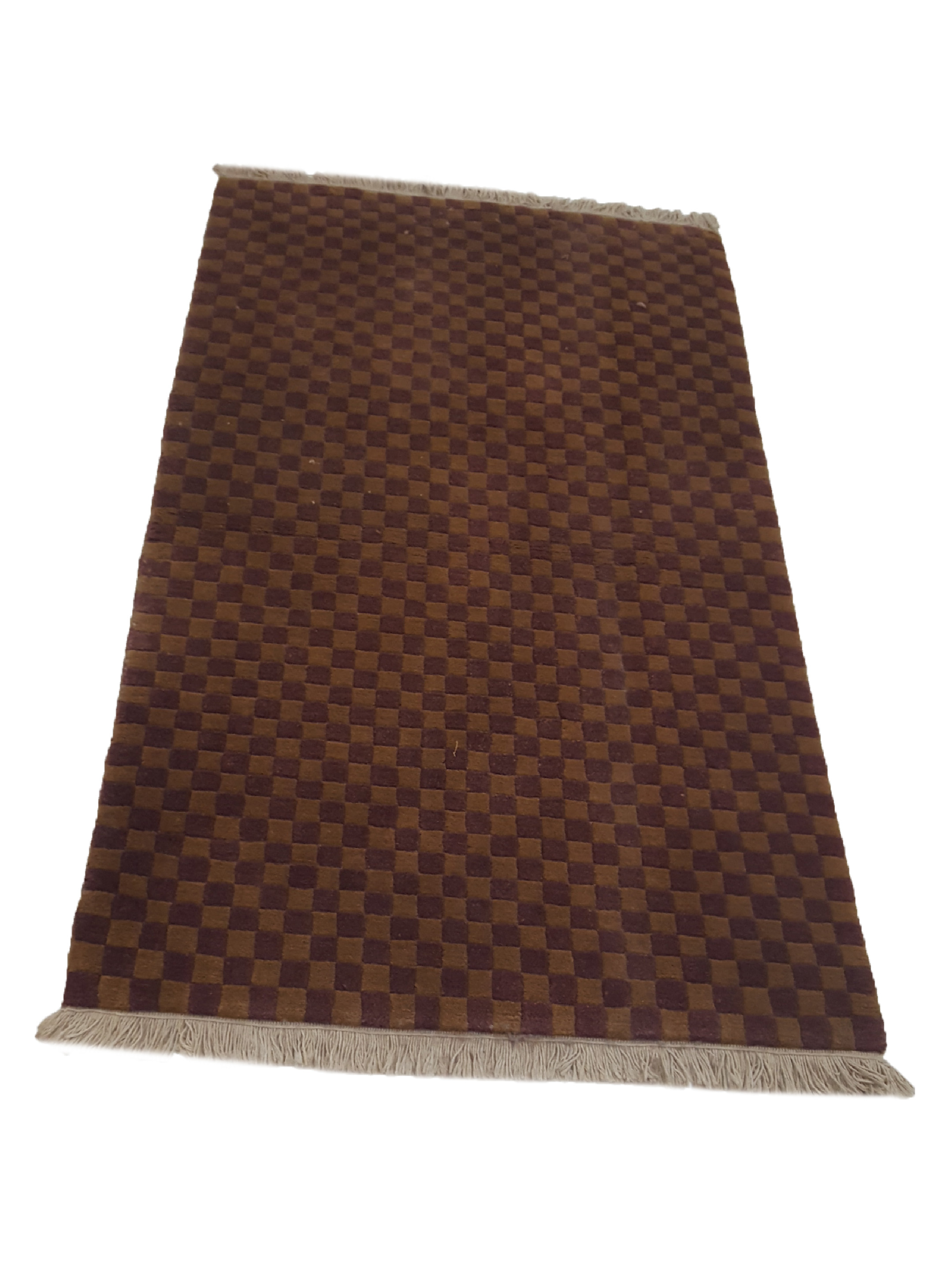 Gouri Ganga Hand Knotted Burgundy 3x5 - Image 2 of 6