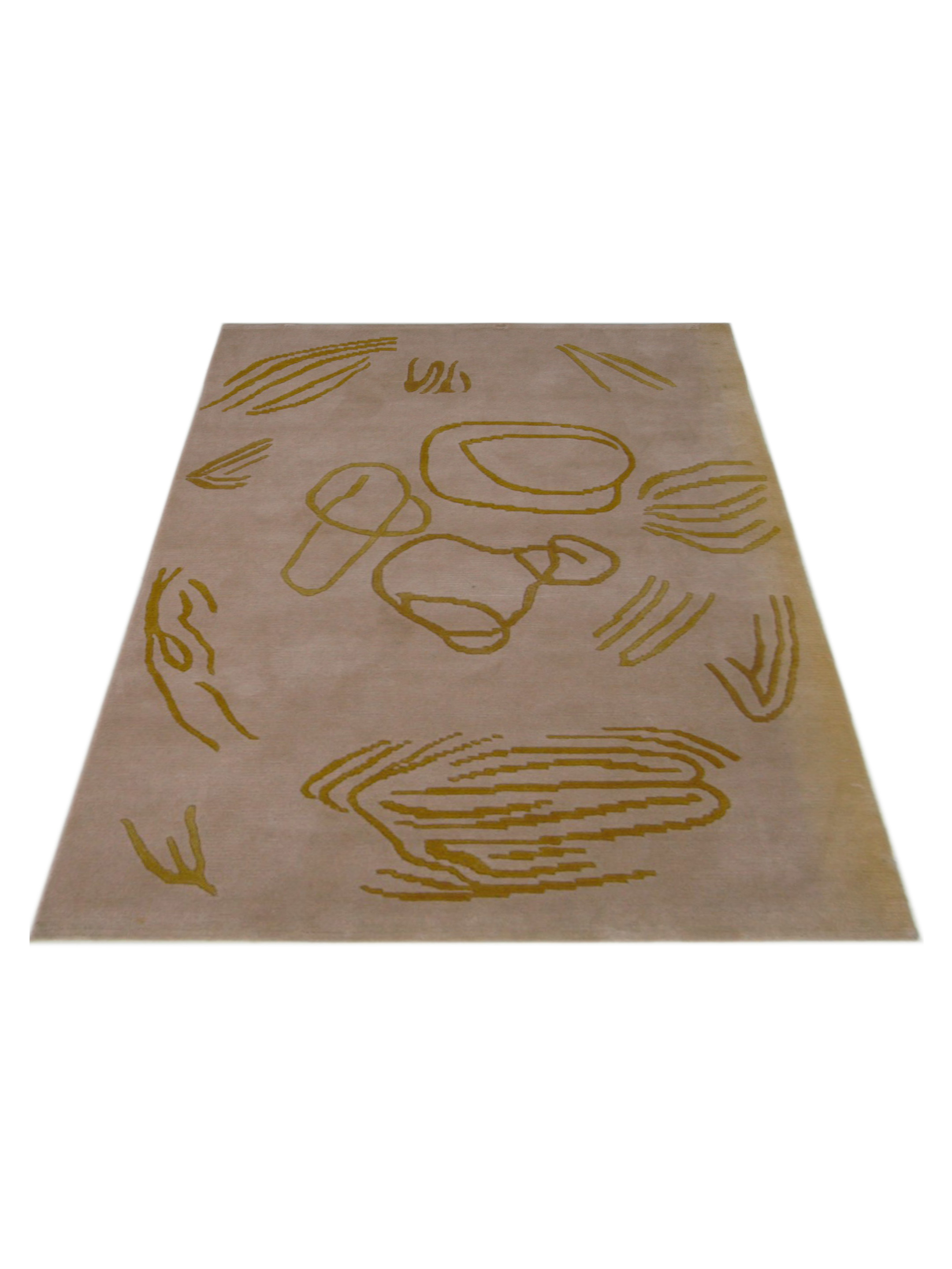 Tranquality Hand Knotted Camel 4x6 - Image 2 of 5