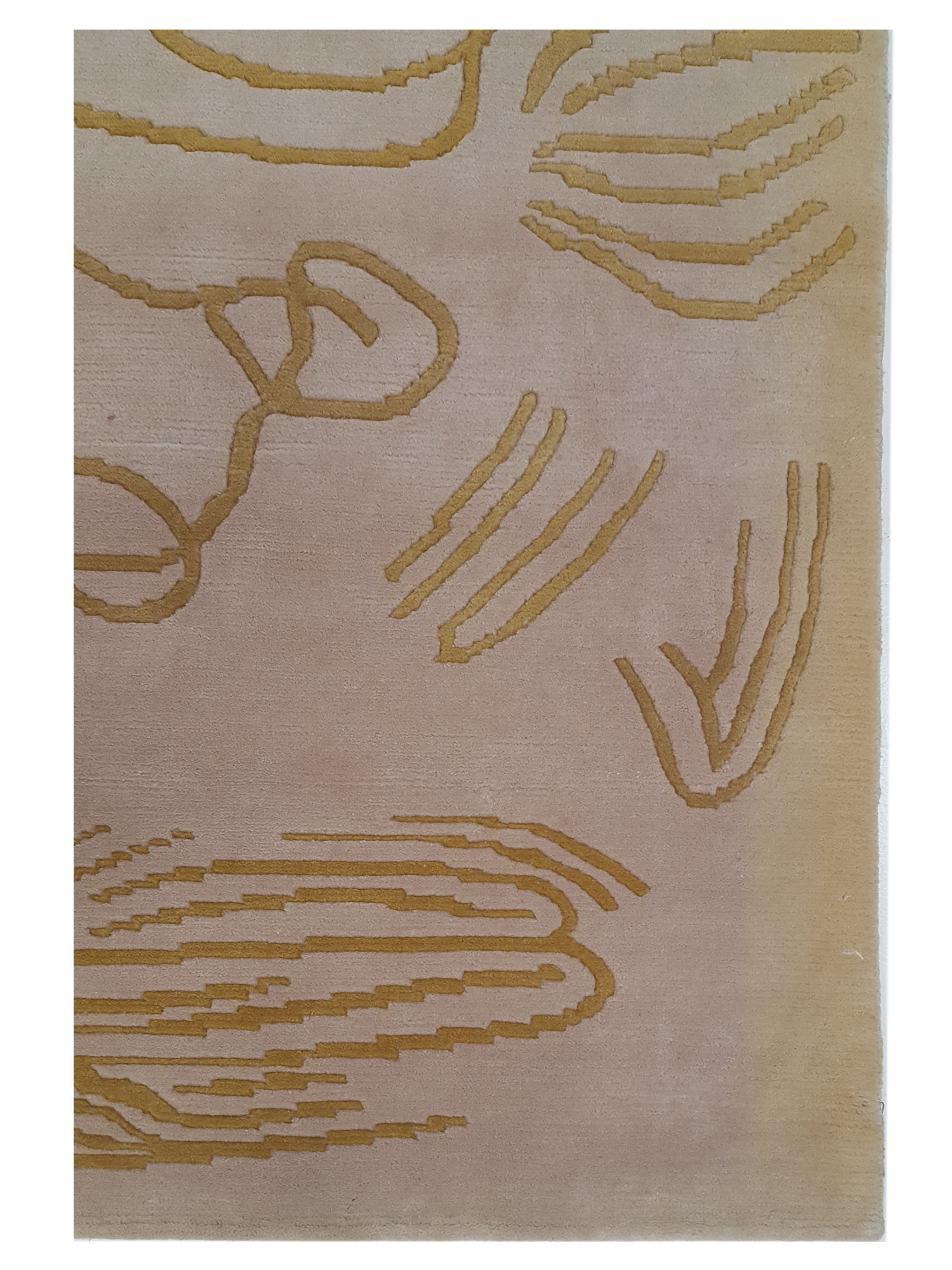 Tranquality Hand Knotted Camel 4x6 - Image 3 of 5