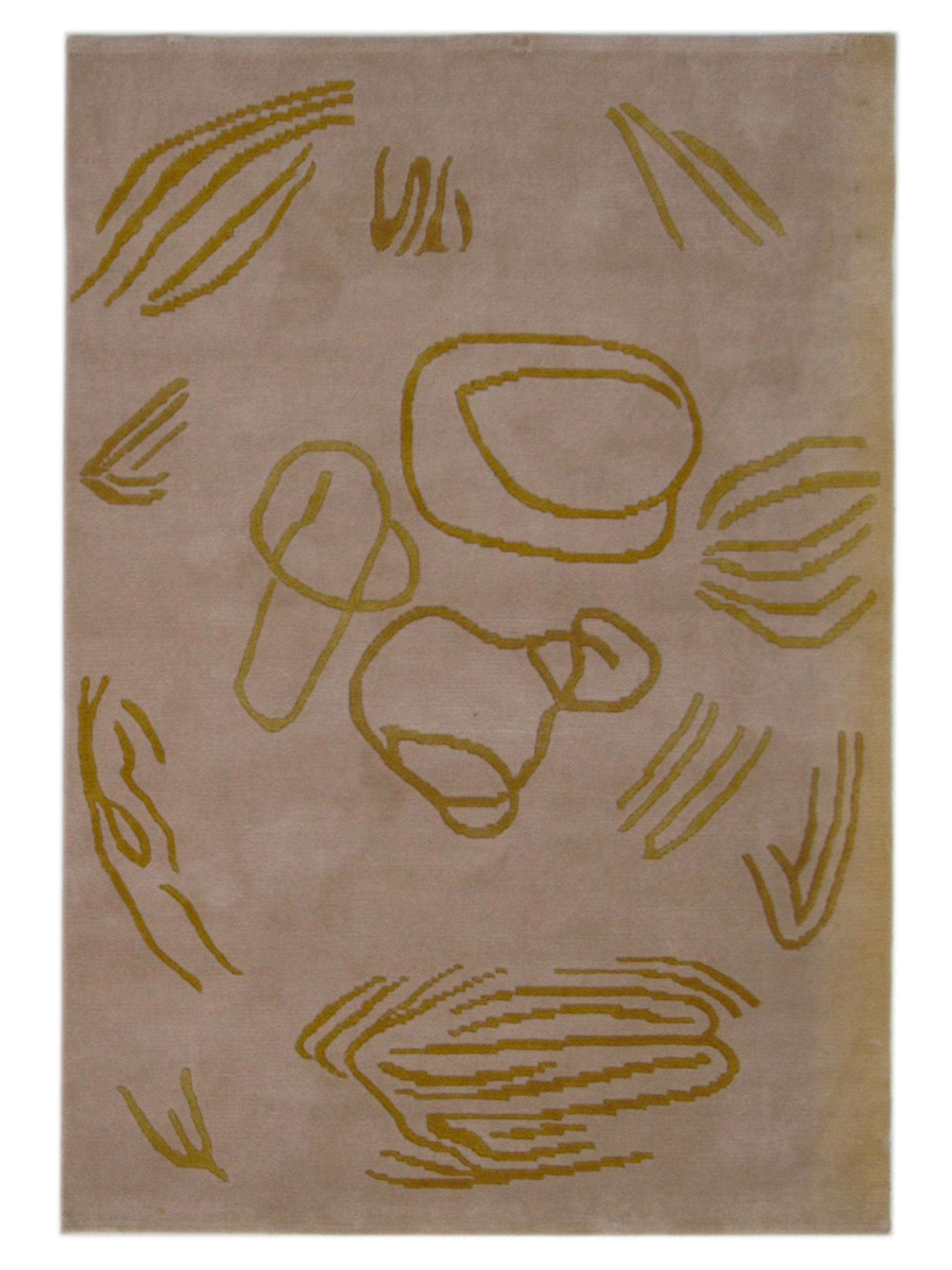Tranquality Hand Knotted Camel 4x6