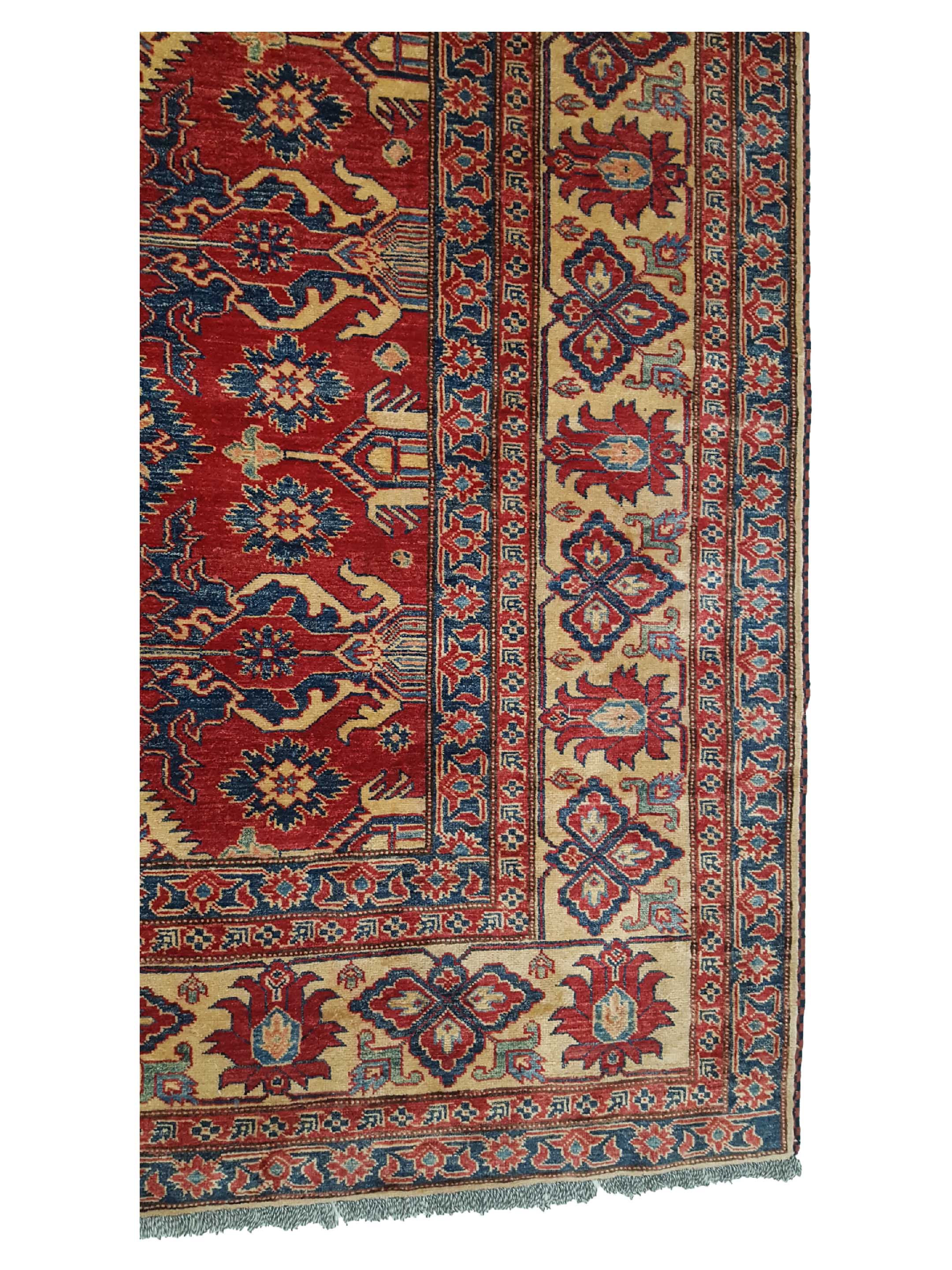 Kazak Hand Knotted Red 12x15 - Image 4 of 6