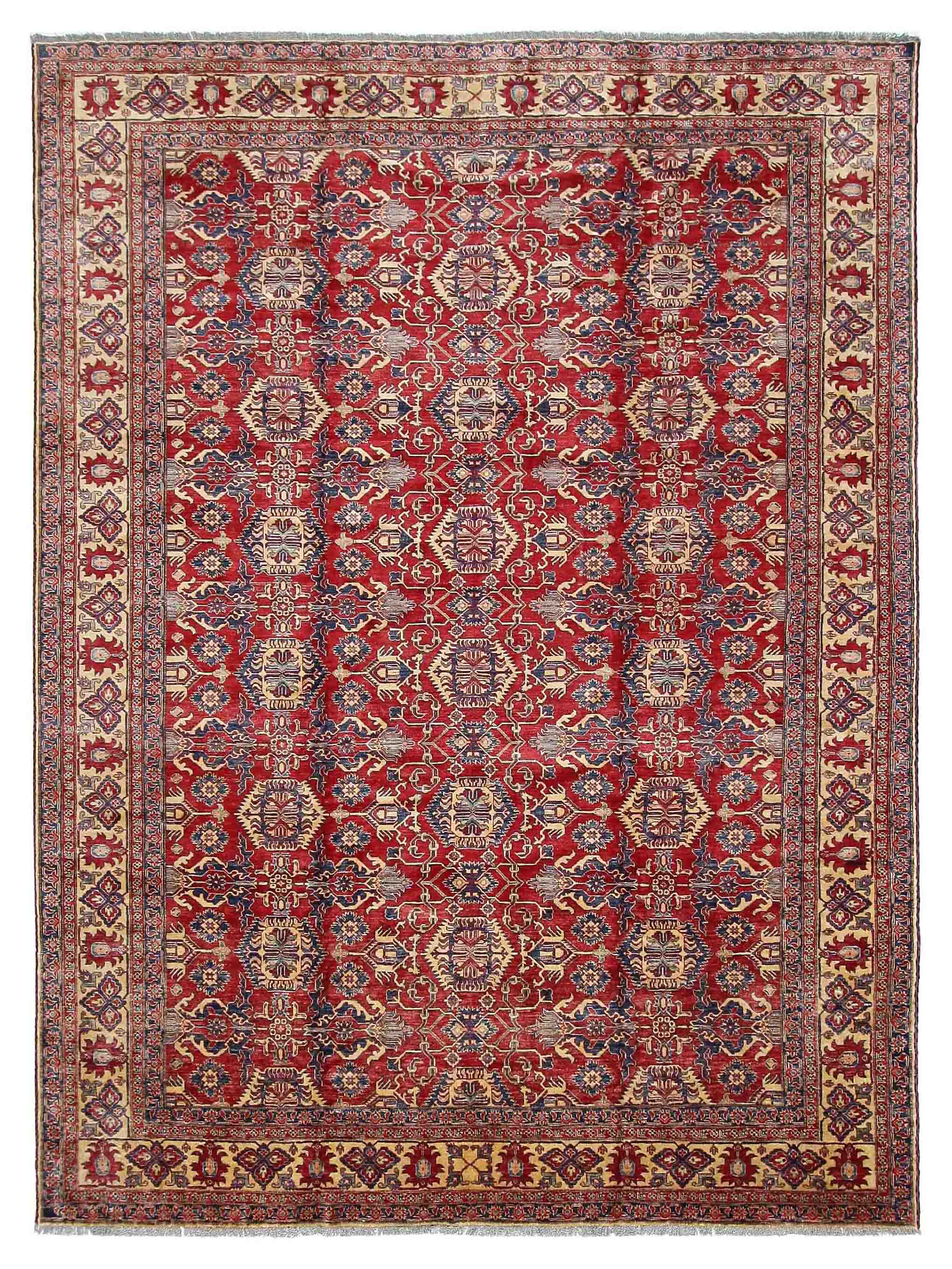 Kazak Hand Knotted Red 12x15