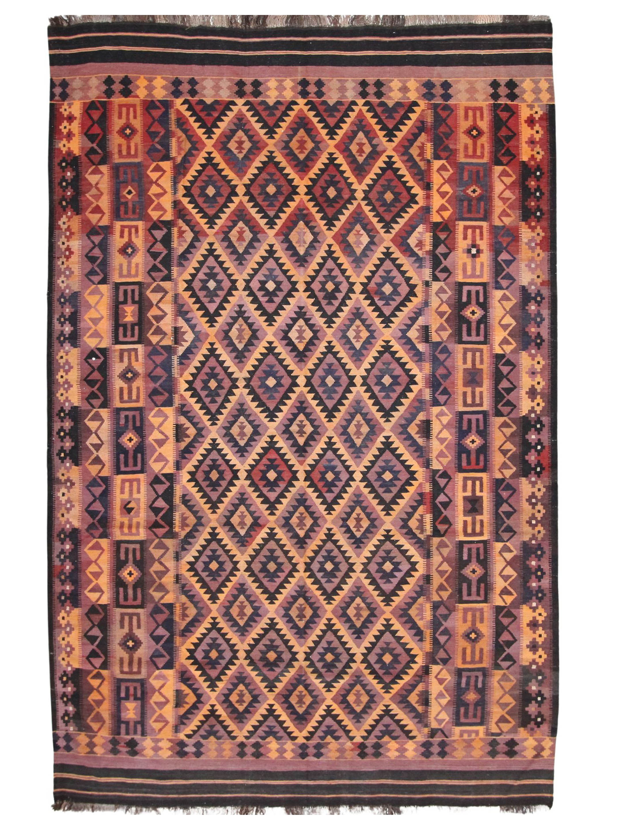 Kilim Hand Woven Multi 9x14