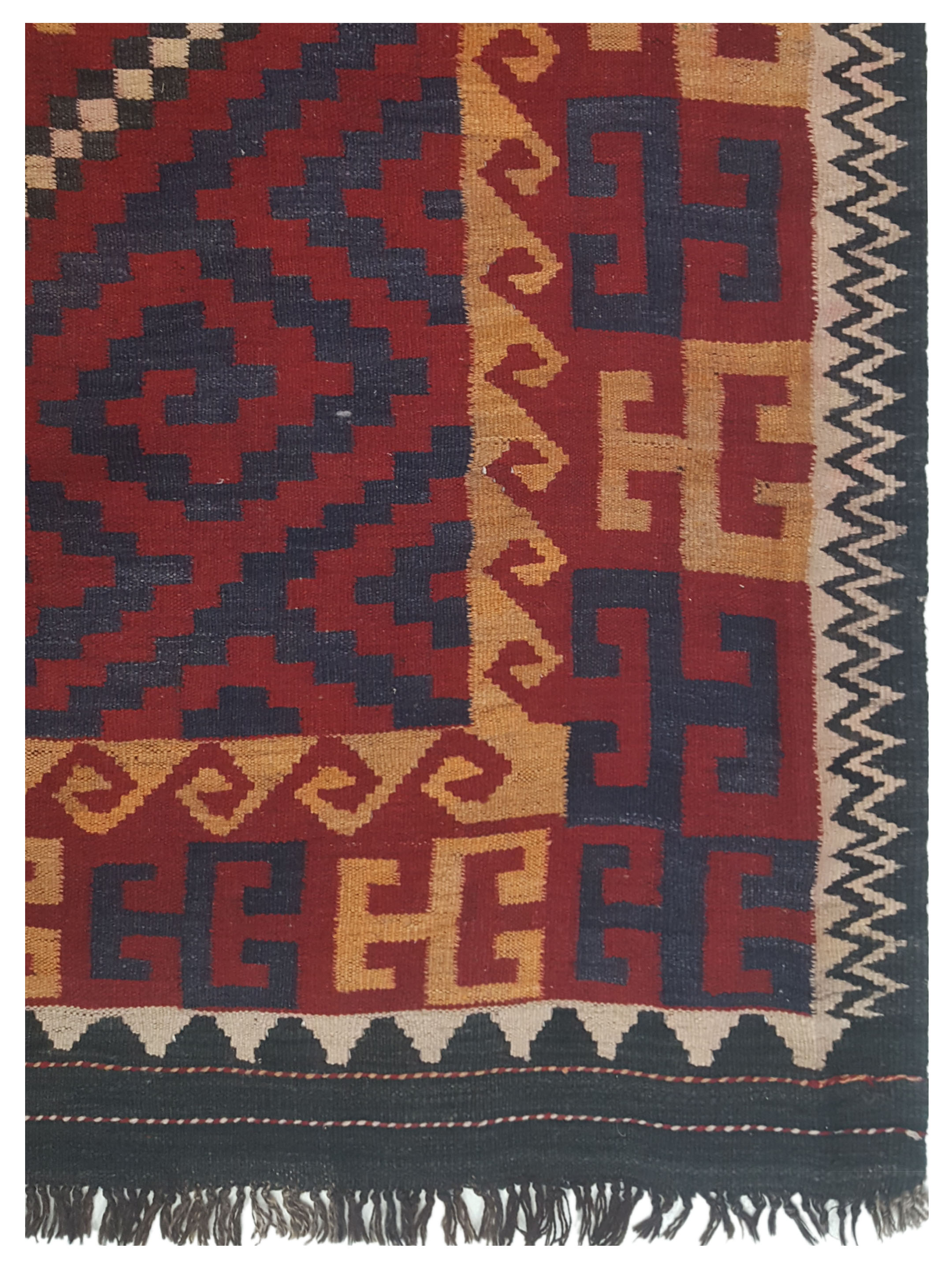 Kilim Hand Woven Multi 9x13 - Image 4 of 5