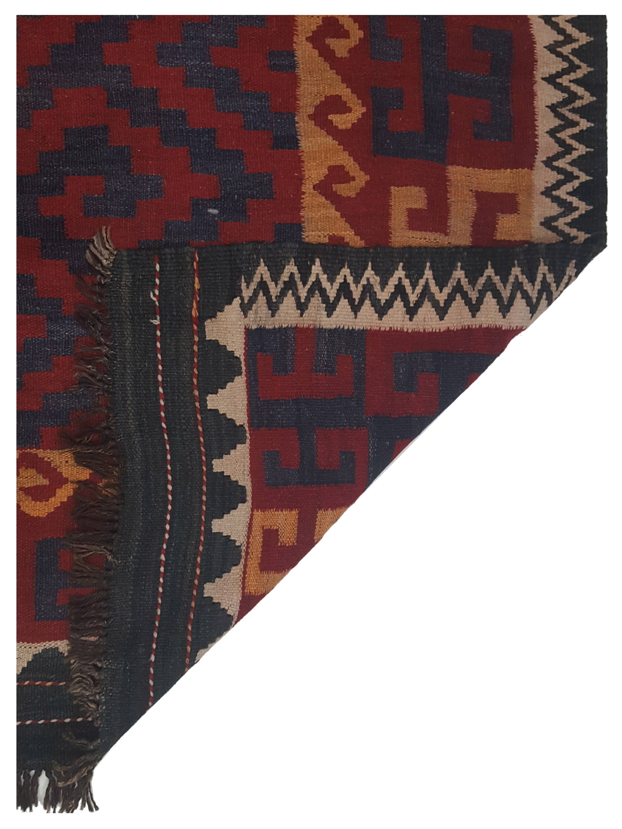 Kilim Hand Woven Multi 9x13 - Image 5 of 5