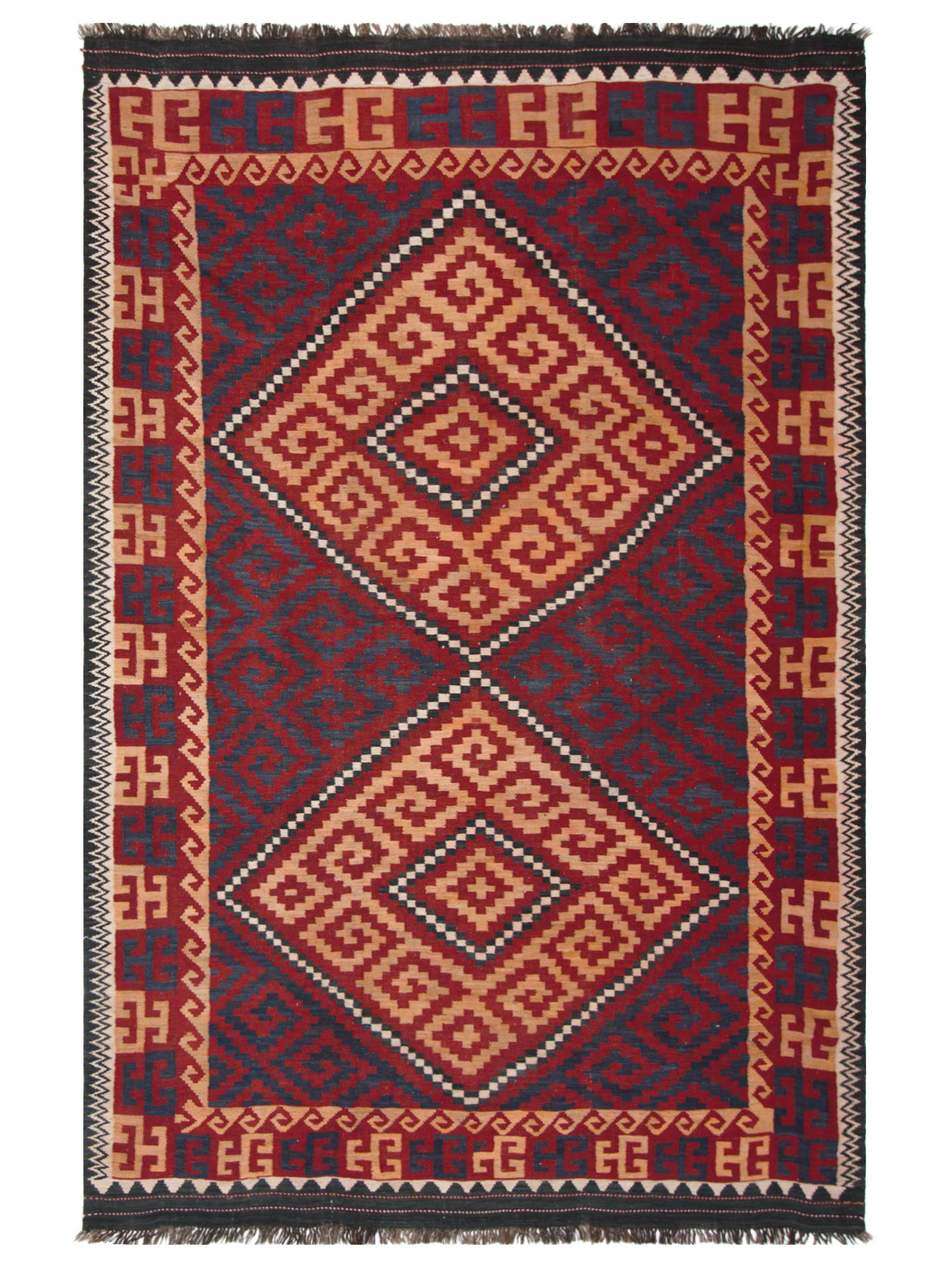 Kilim Hand Woven Multi 9x13