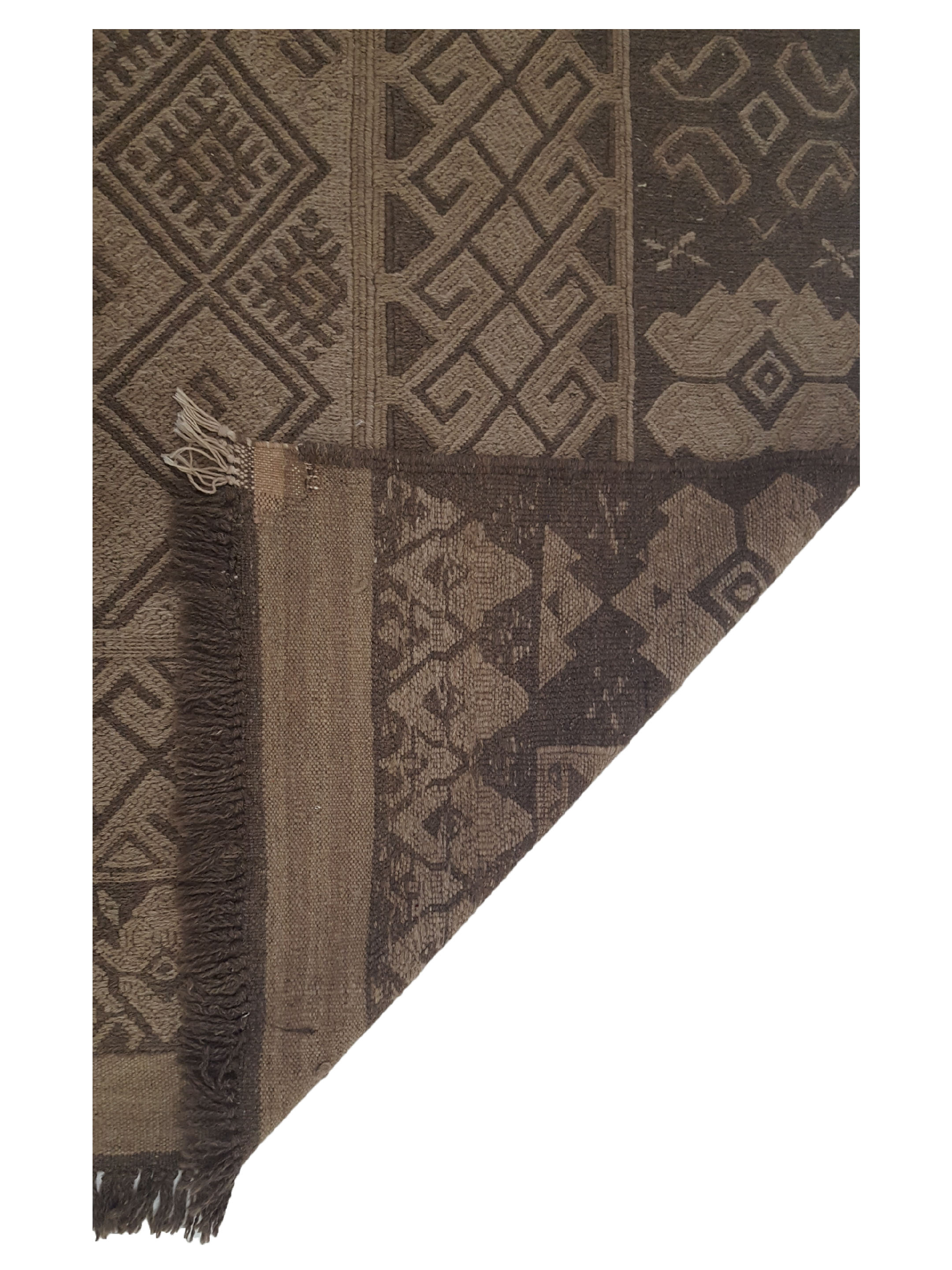 Uzbak Hand Knotted Latte 6x9 - Image 3 of 6