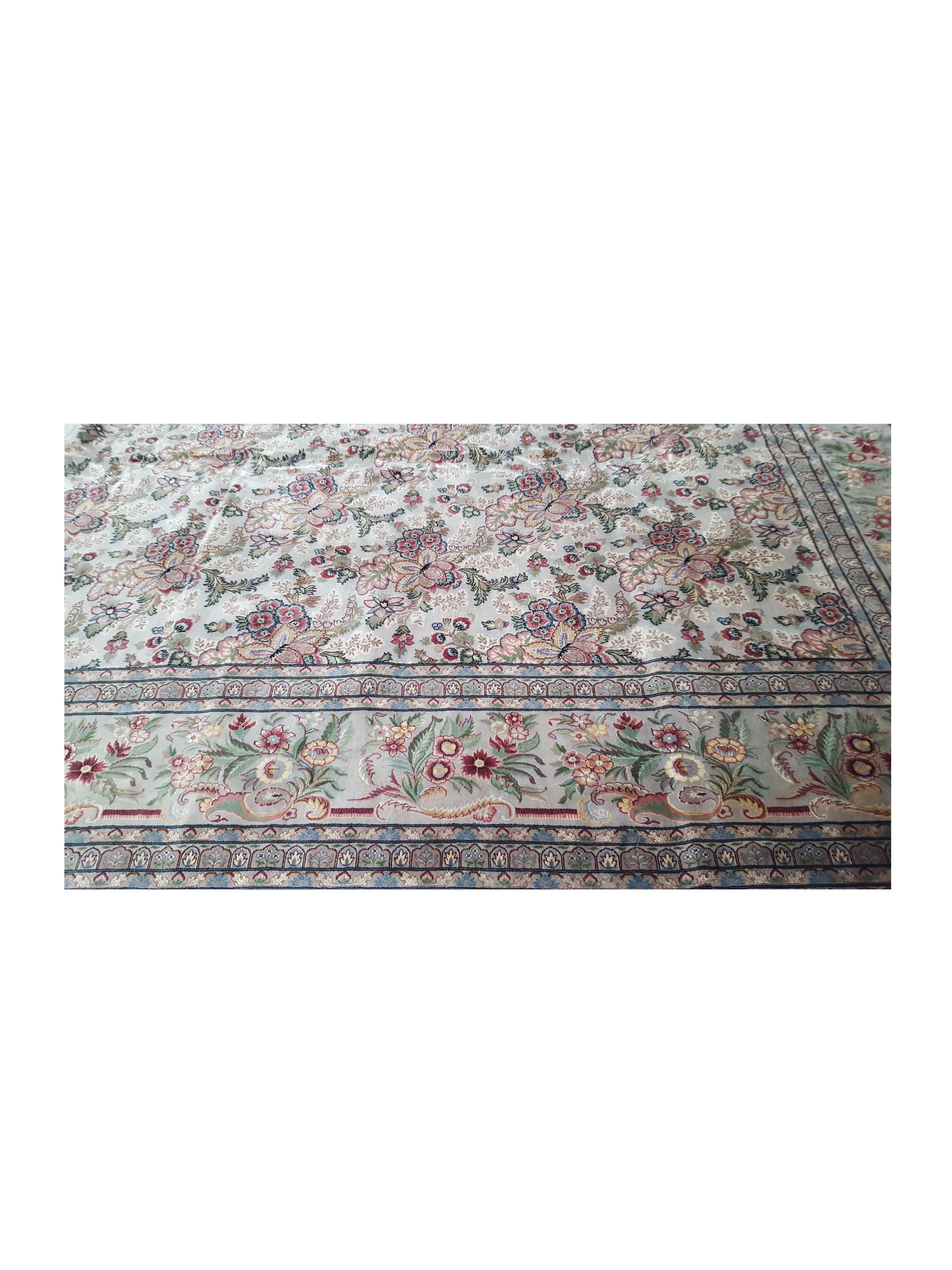 Classic Hand Knotted Ivory 15x26 - Image 2 of 5