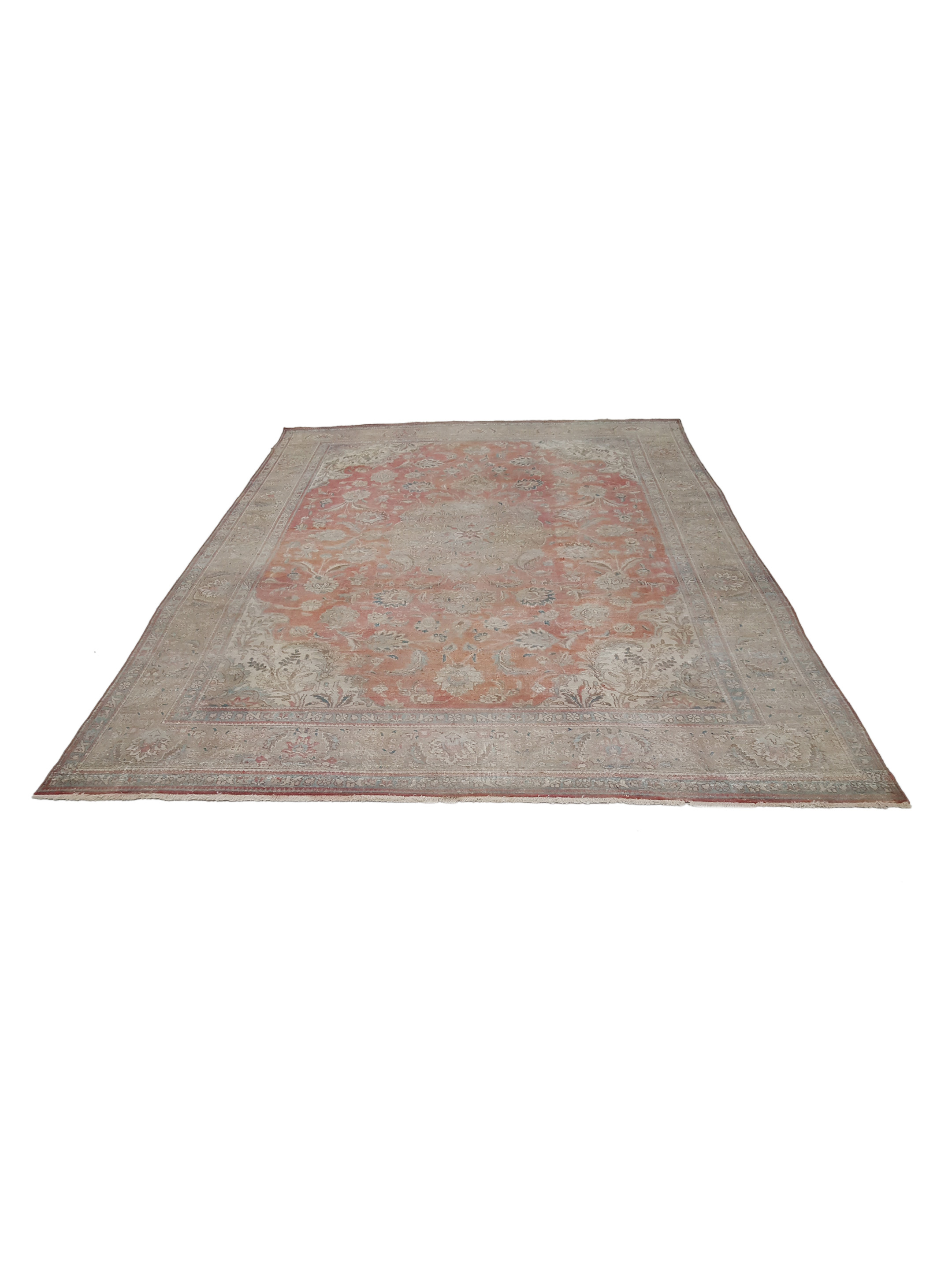 Mahal Hand Knotted Red 10x14 - Image 2 of 6