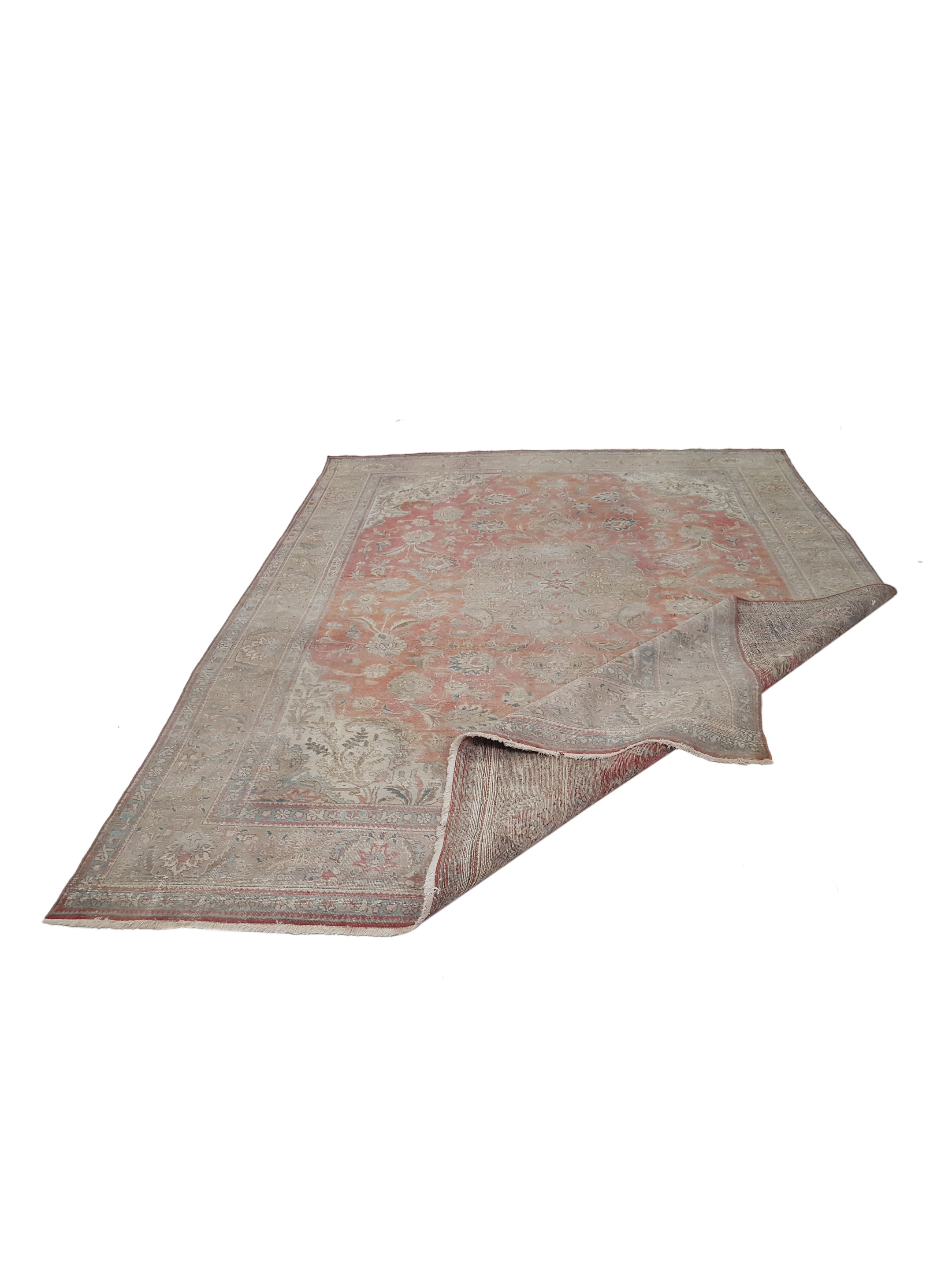 Mahal Hand Knotted Red 10x14 - Image 3 of 6