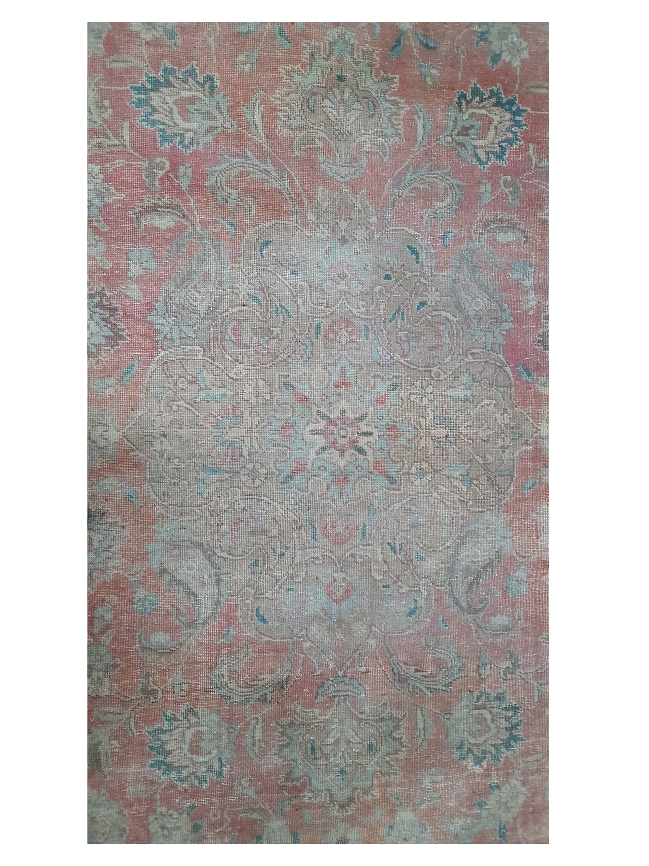 Mahal Hand Knotted Red 10x14 - Image 5 of 6