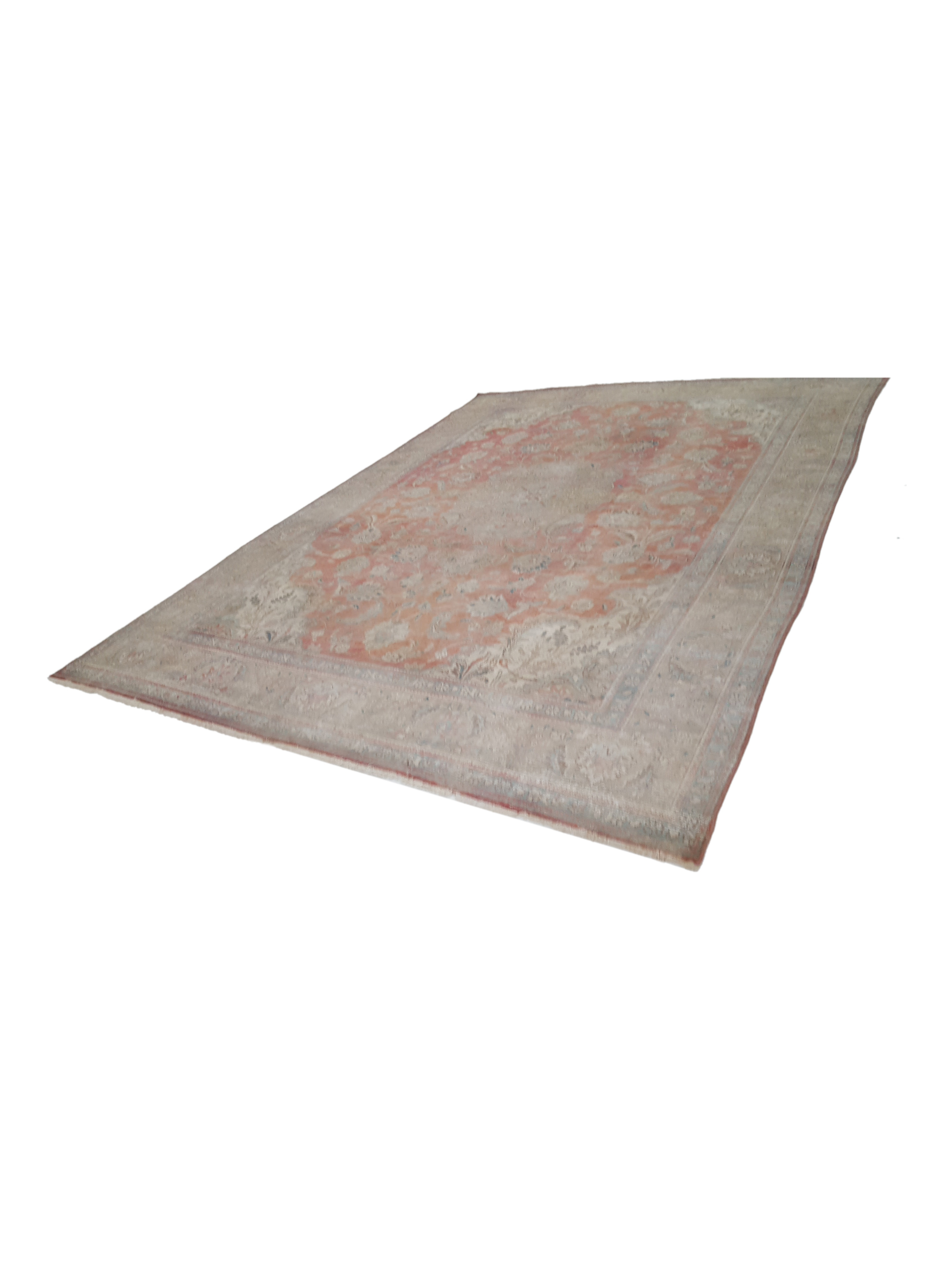 Mahal Hand Knotted Red 10x14 - Image 6 of 6