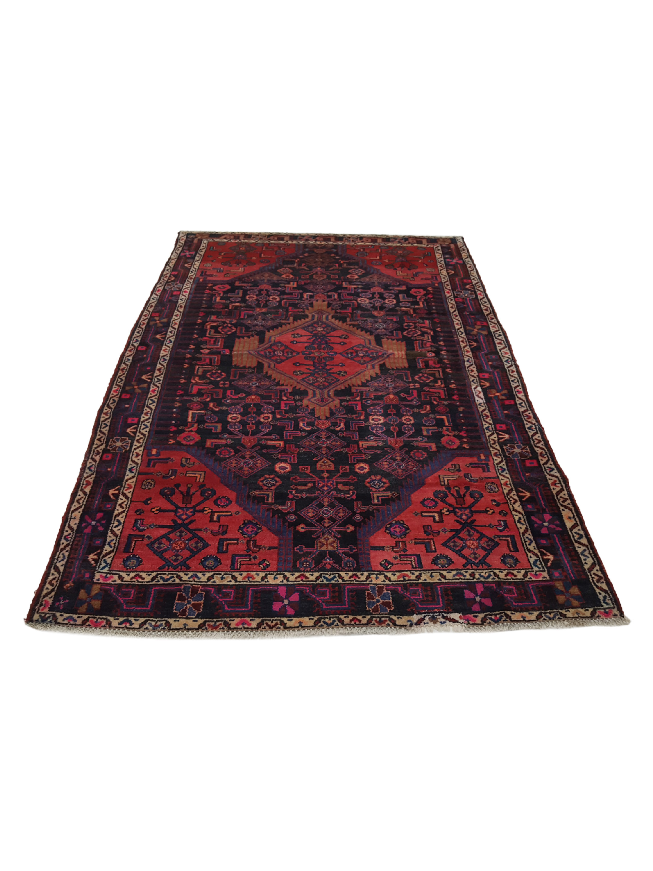 Persian Semi Antique Orange 5x8 - Image 2 of 6