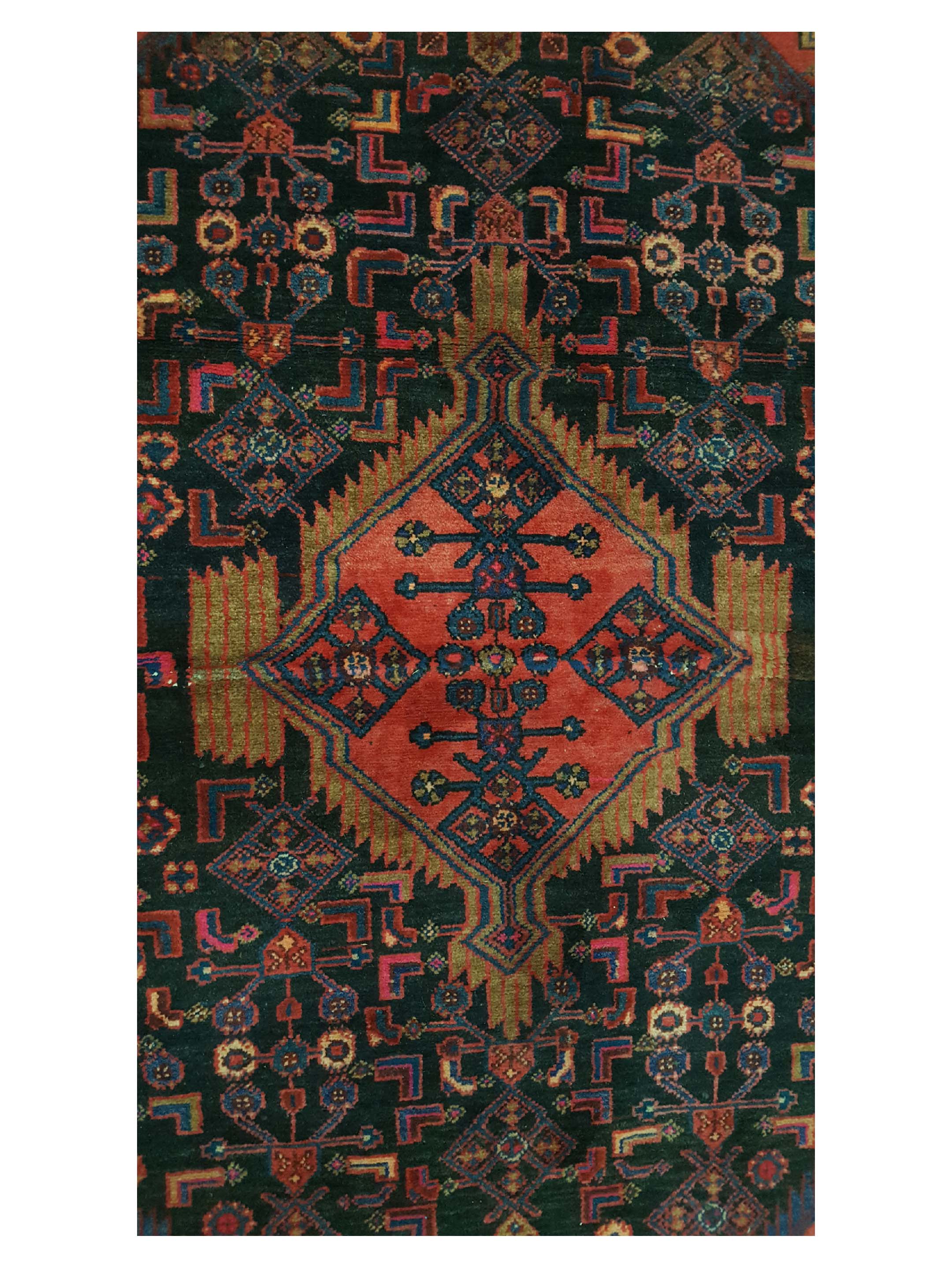 Persian Semi Antique Orange 5x8 - Image 5 of 6