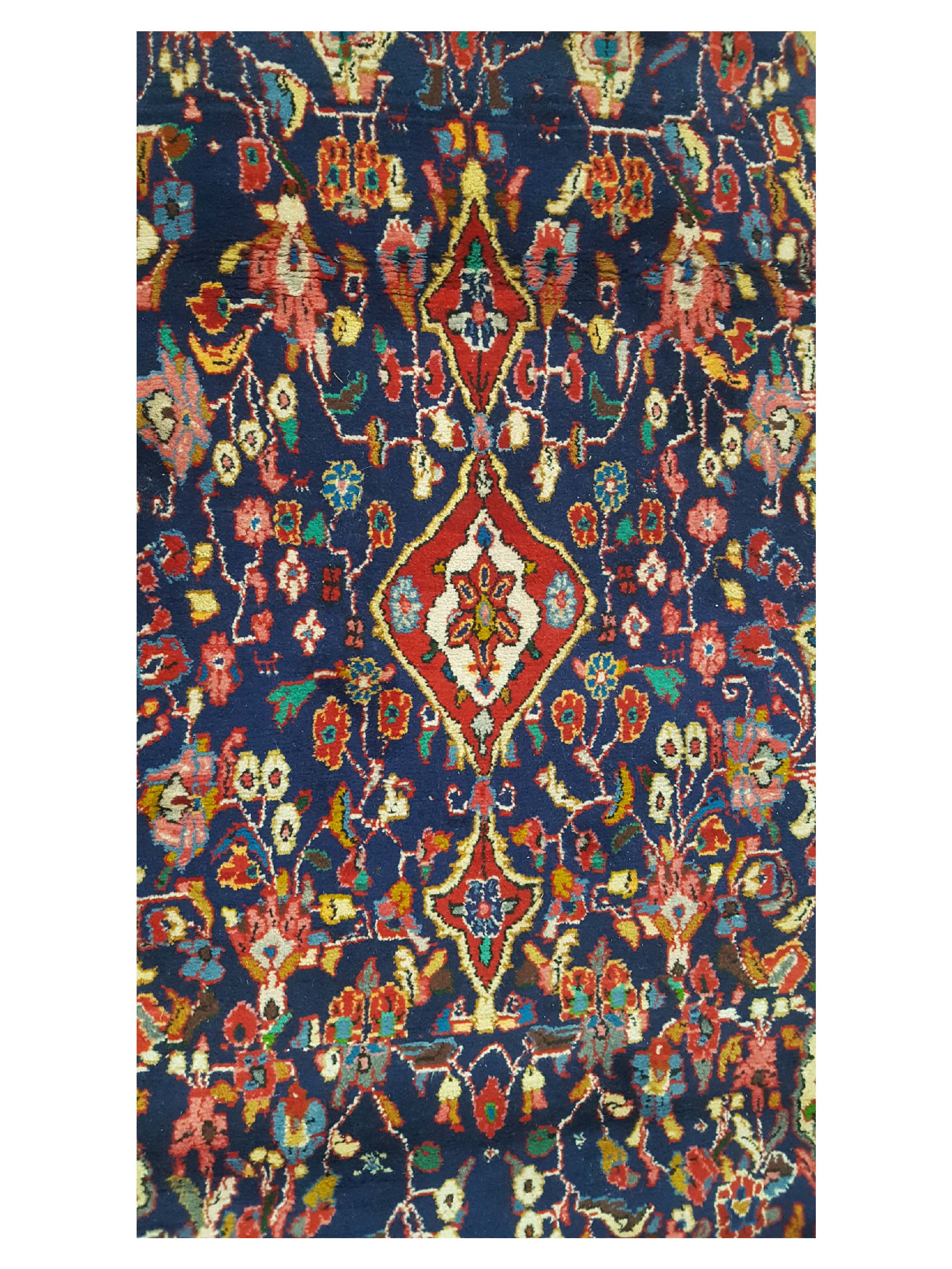 Persian Semi Antique Navy 4x10 - Image 5 of 6