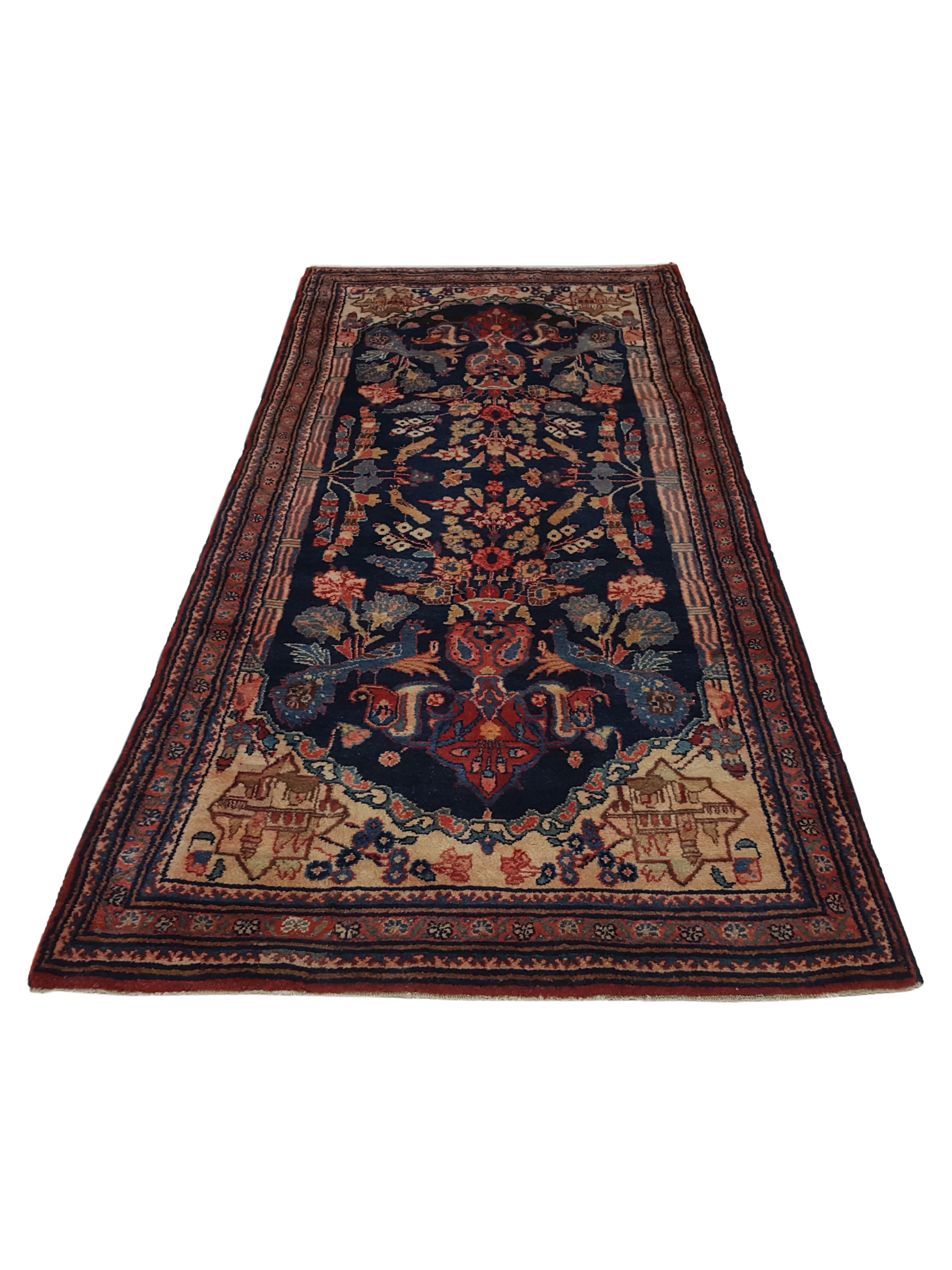 Persian Semi Antique Navy 4x10 - Image 2 of 6