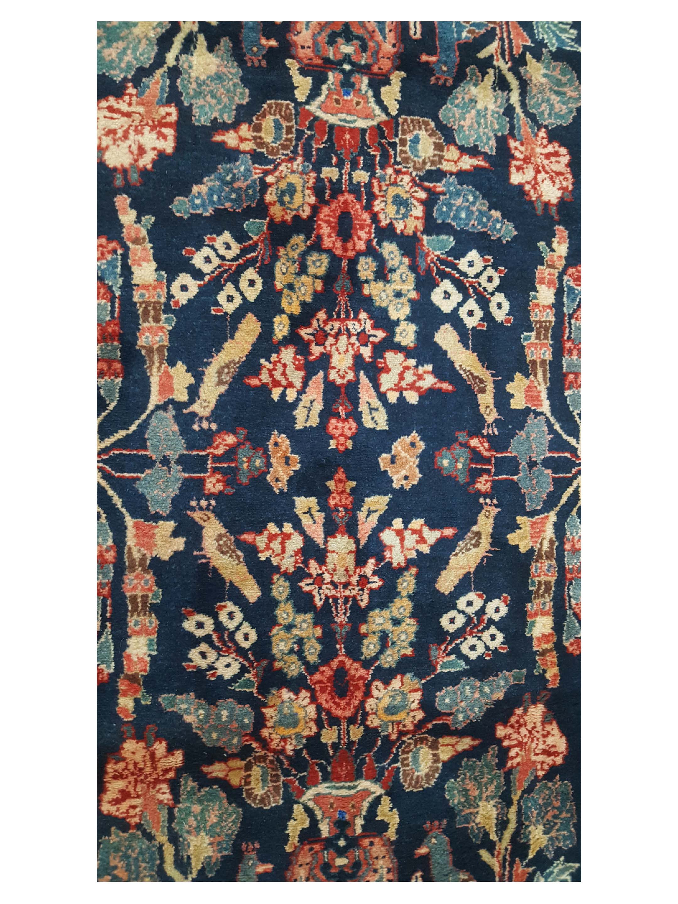 Persian Semi Antique Navy 4x10 - Image 5 of 6