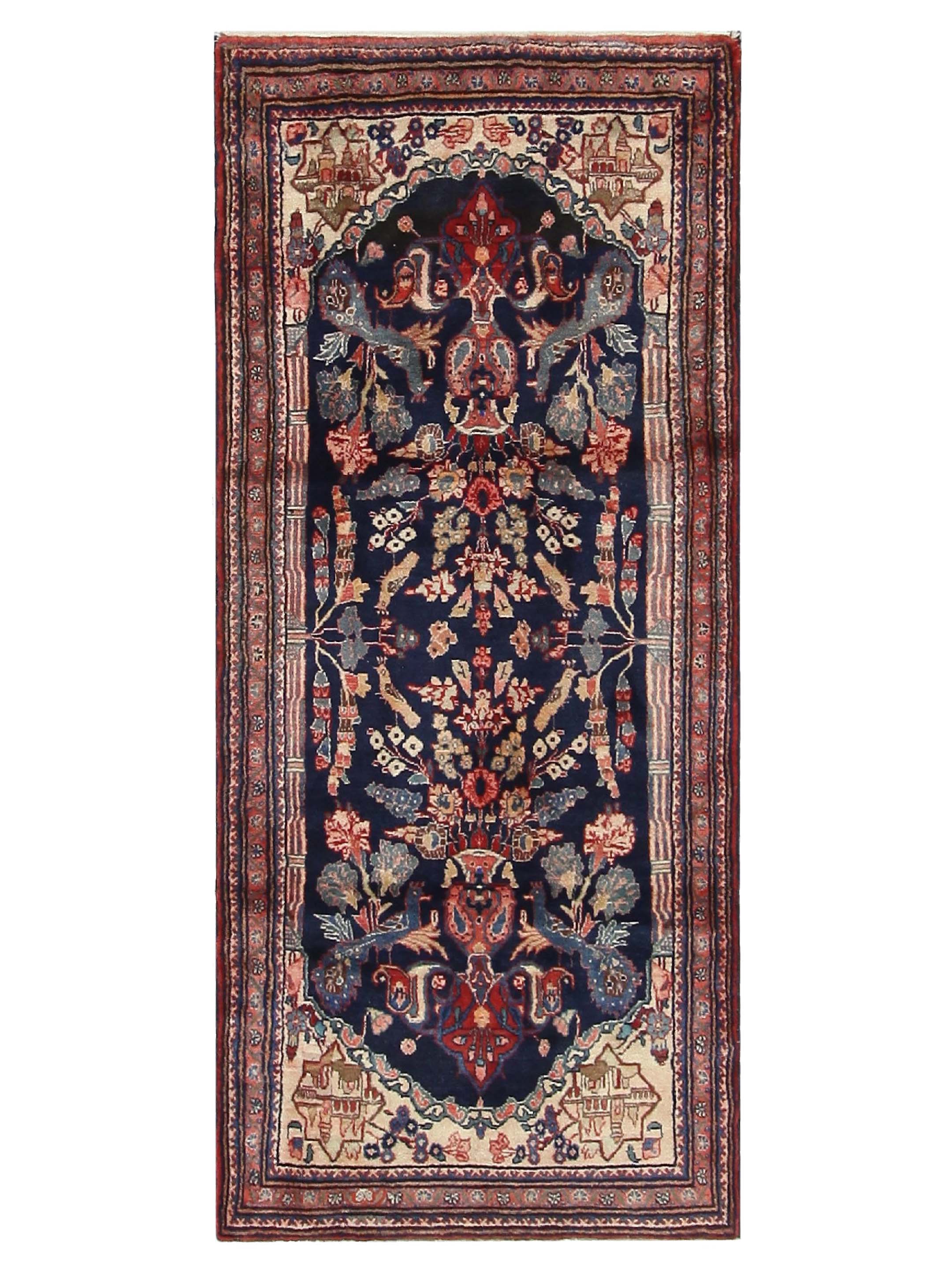 Persian Semi Antique Navy 4x10