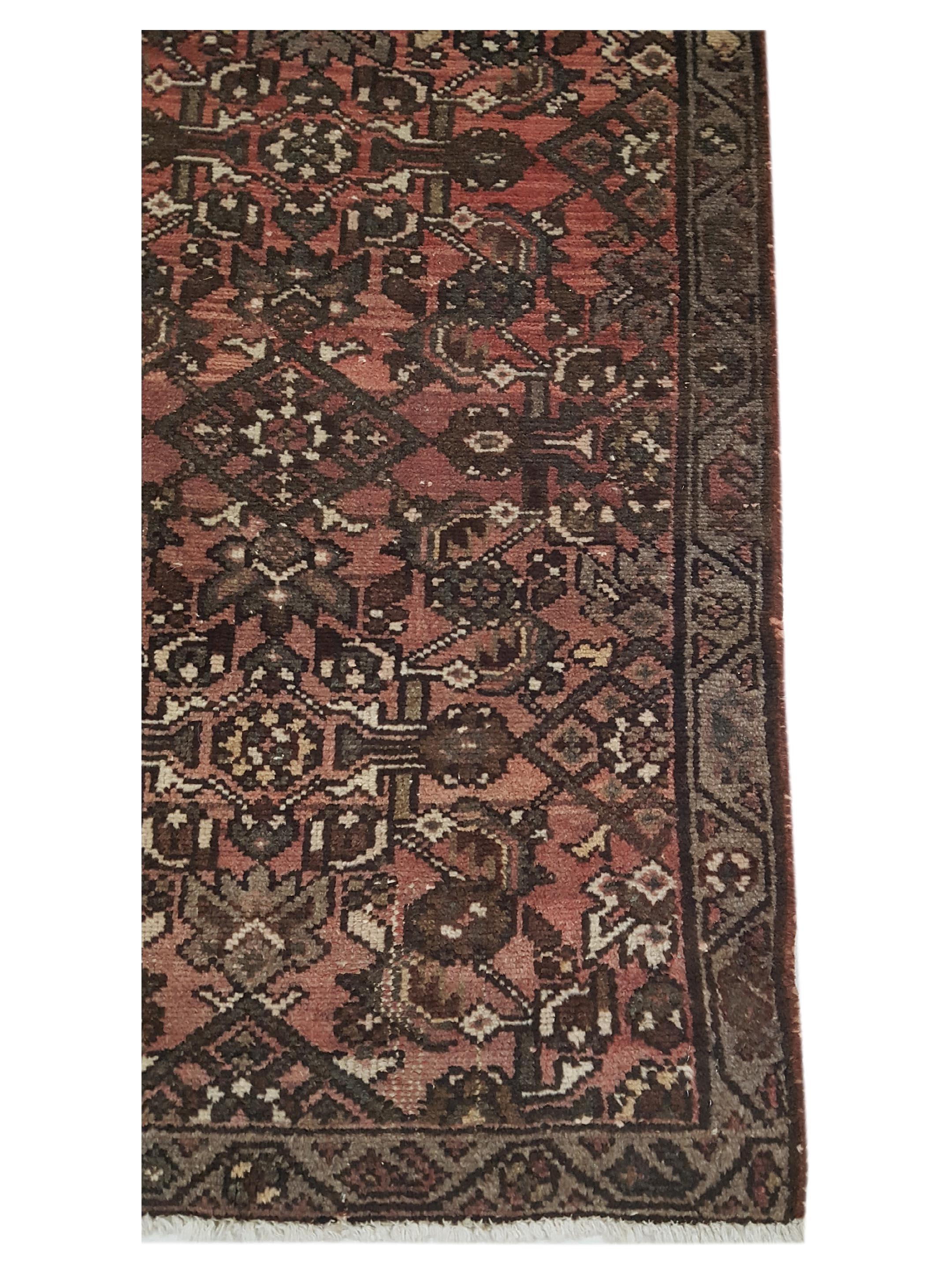 Karajah Hand Knotted Rust 2.6x9 - Image 4 of 6