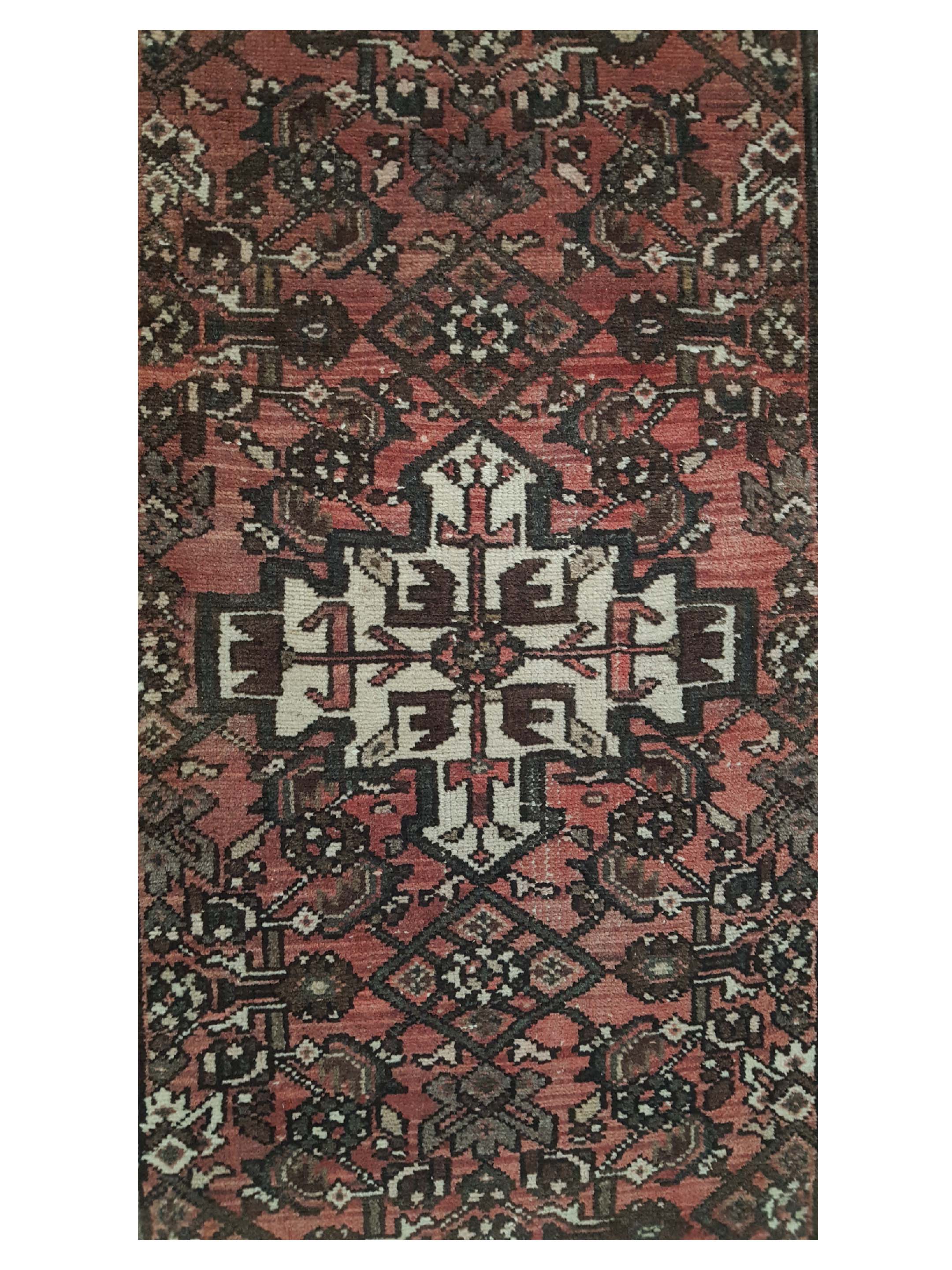 Karajah Hand Knotted Rust 2.6x9 - Image 5 of 6