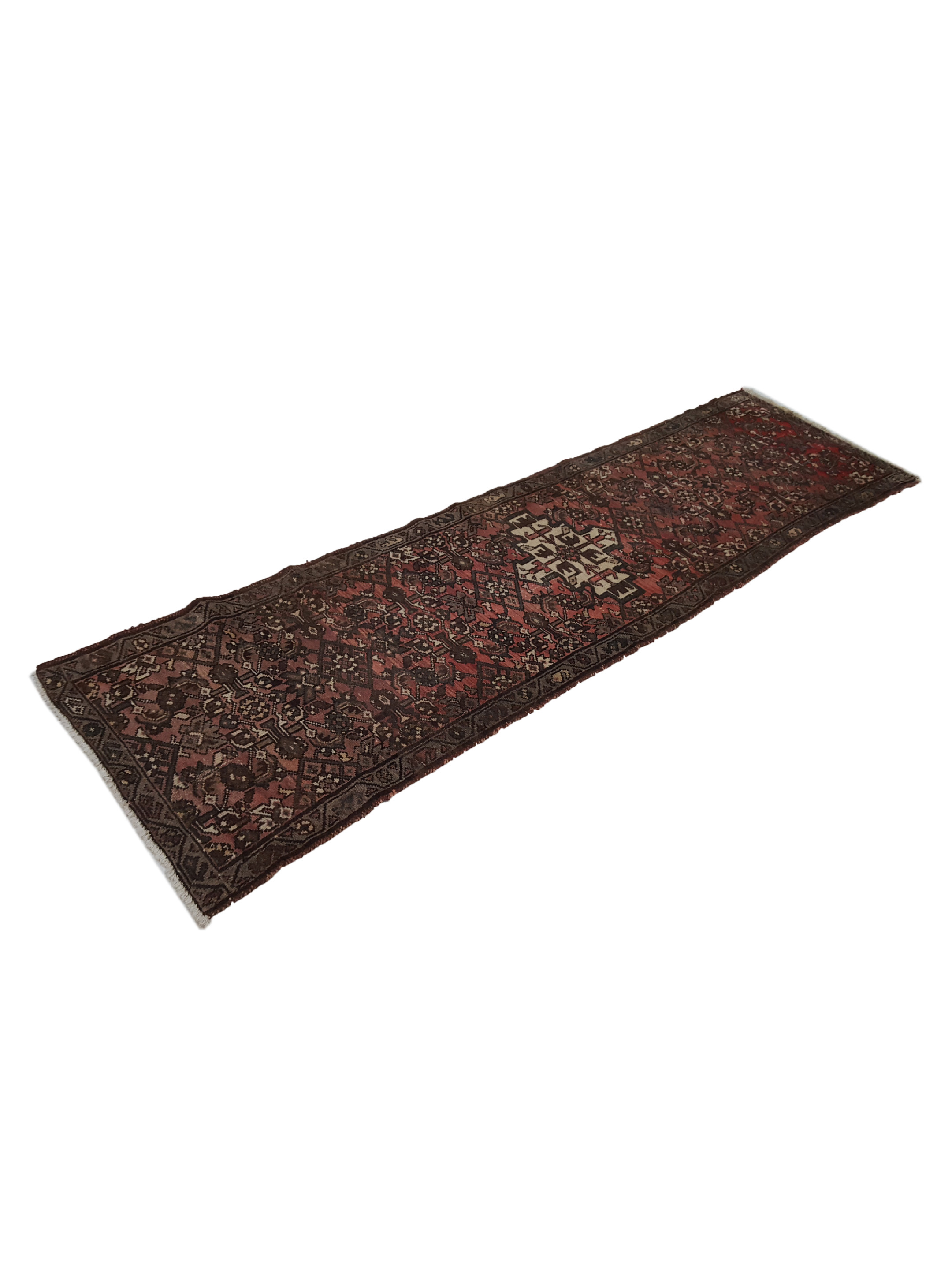 Karajah Hand Knotted Rust 2.6x9 - Image 6 of 6