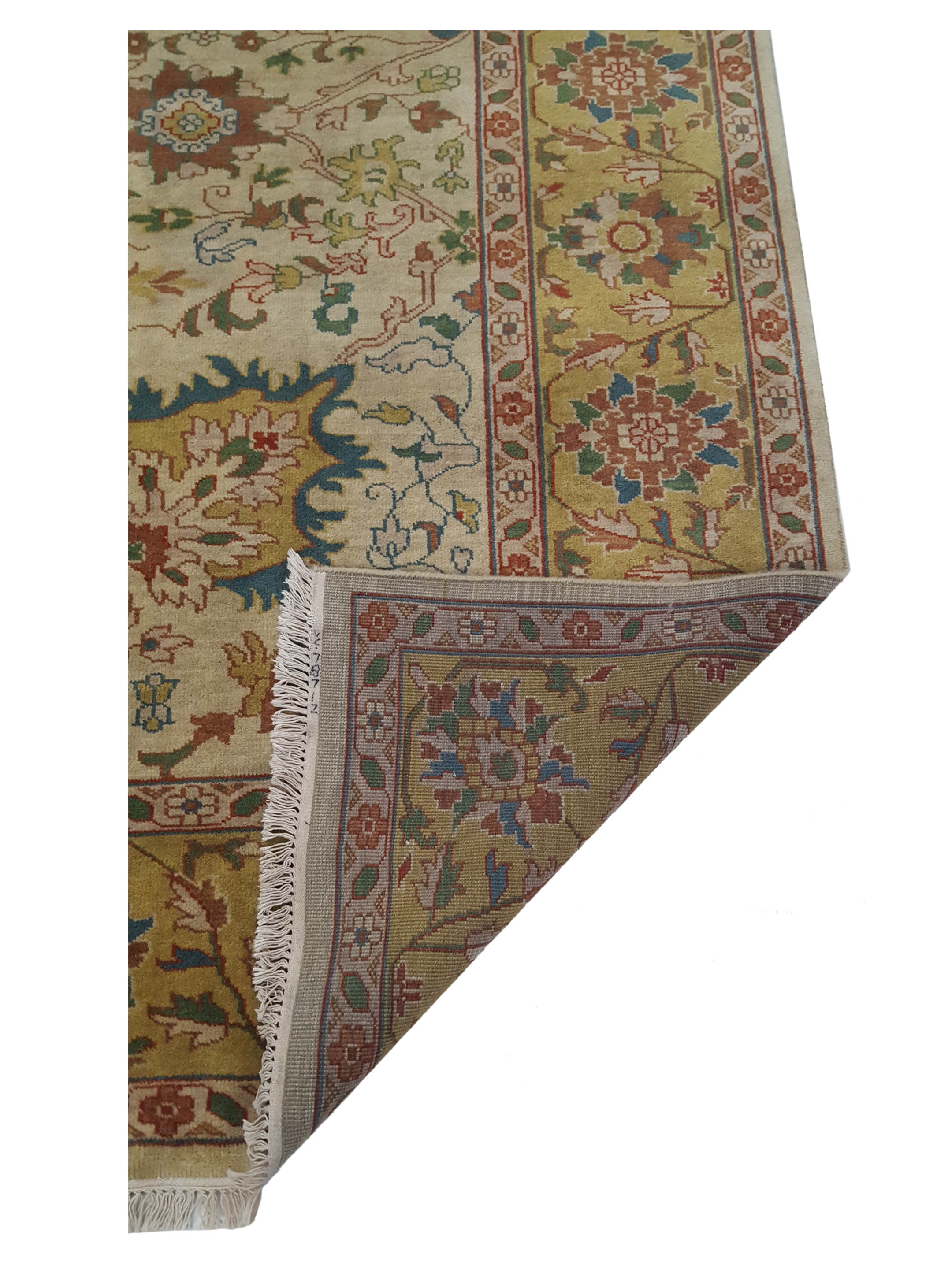 Tribal Hand Knotted Beige 9x11 - Image 3 of 6
