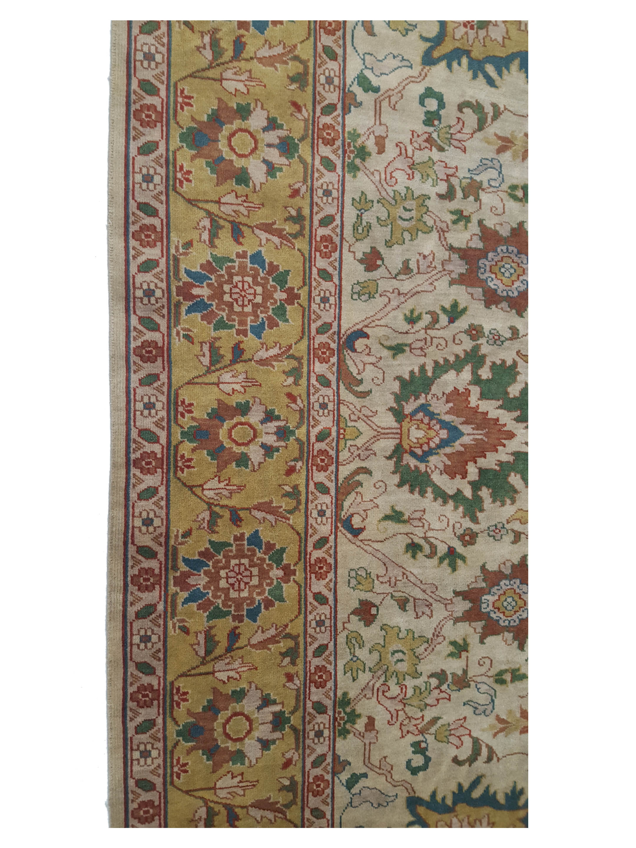 Tribal Hand Knotted Beige 9x11 - Image 5 of 6