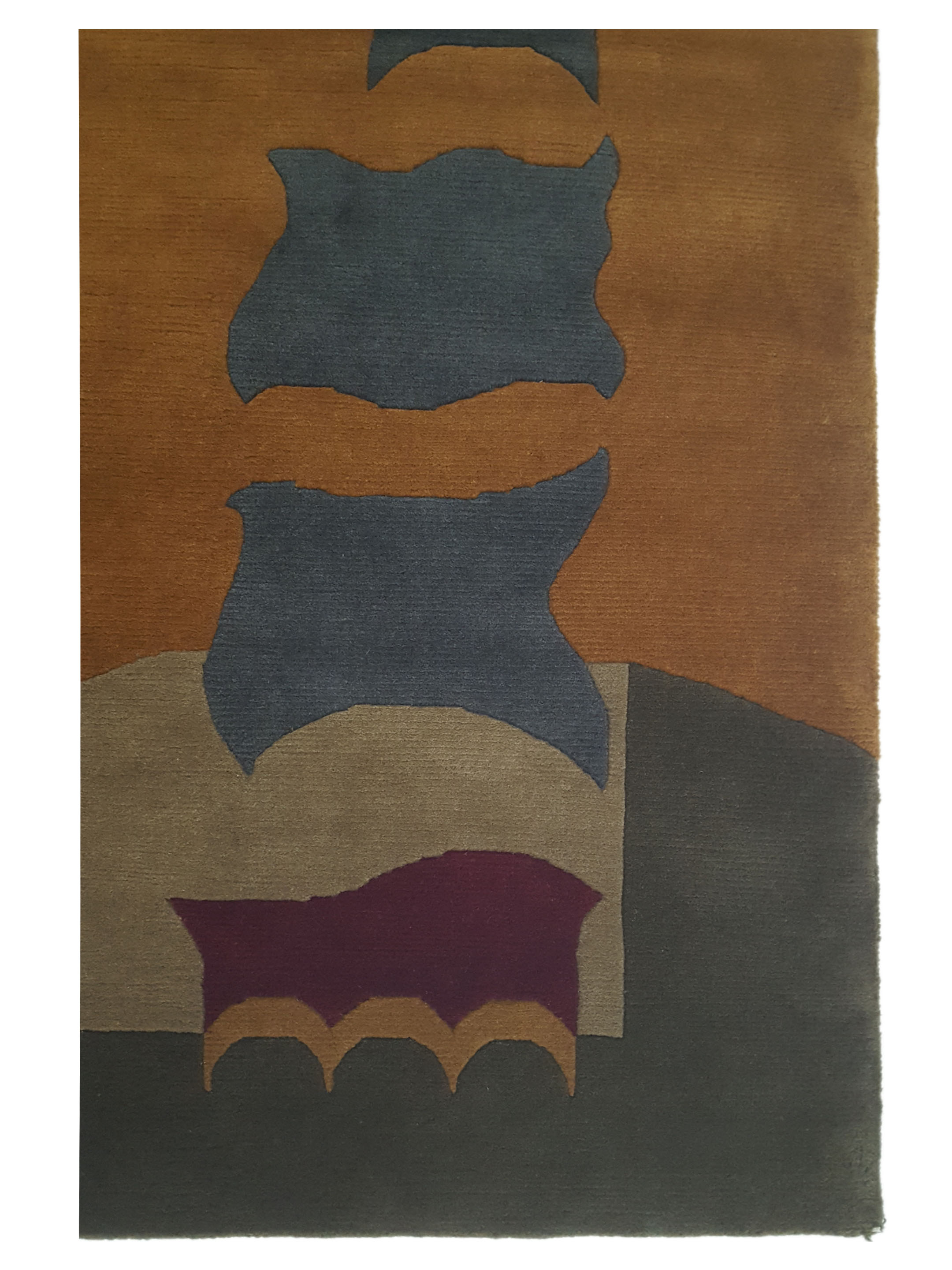Tranquality Hand Knotted Gold 6x9 - Image 3 of 5