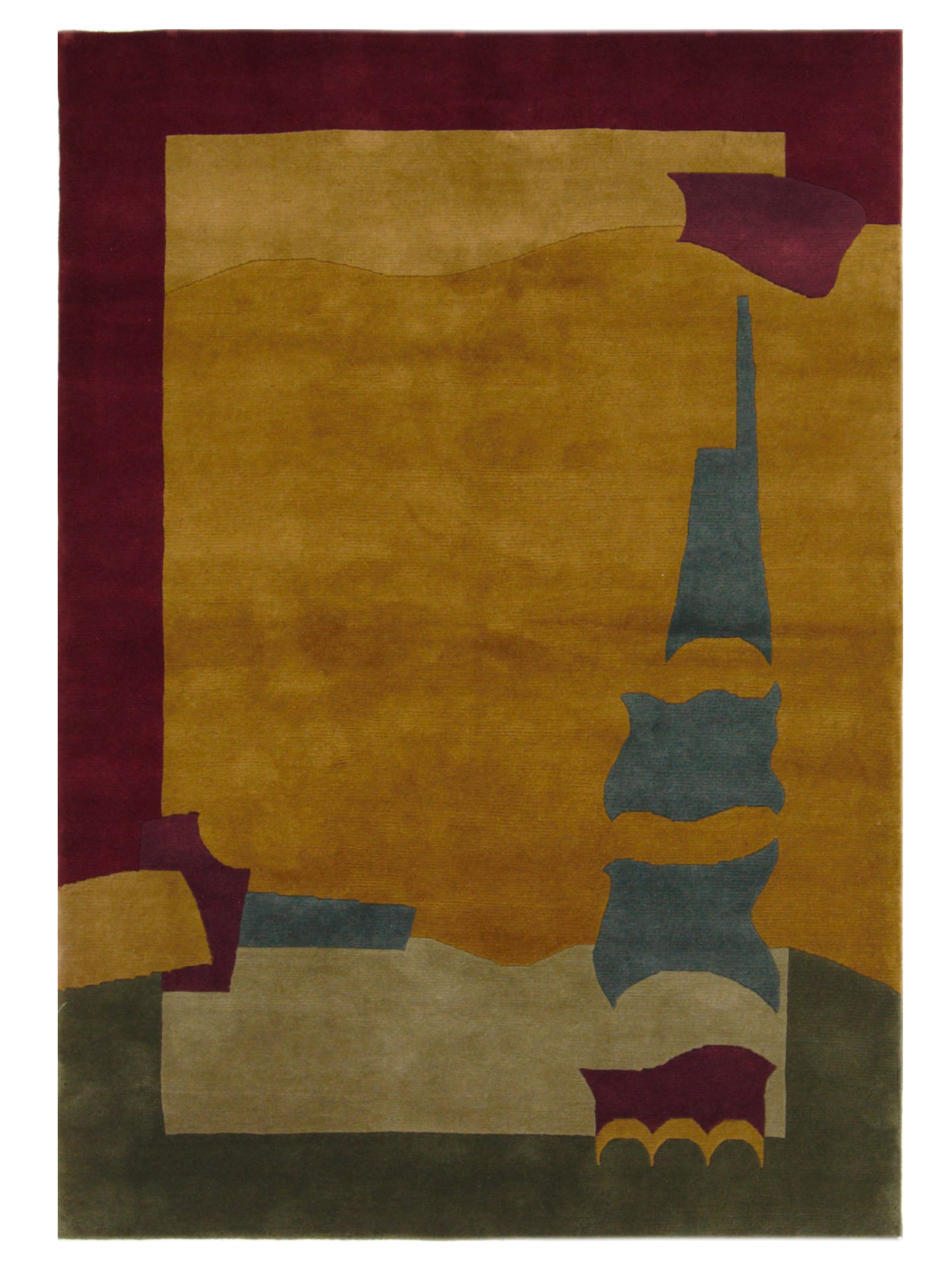 Tranquality Hand Knotted Gold 6x9